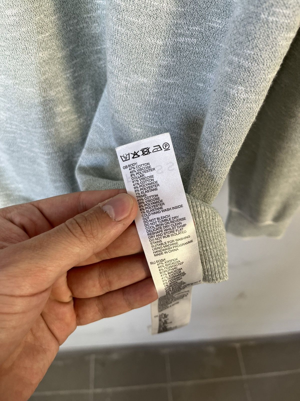 Reiss REISS Classic Cotton & Viscose 1/4 Zip Sweater Jumper Size US M / EU 48-50 / 2 - 10 Thumbnail