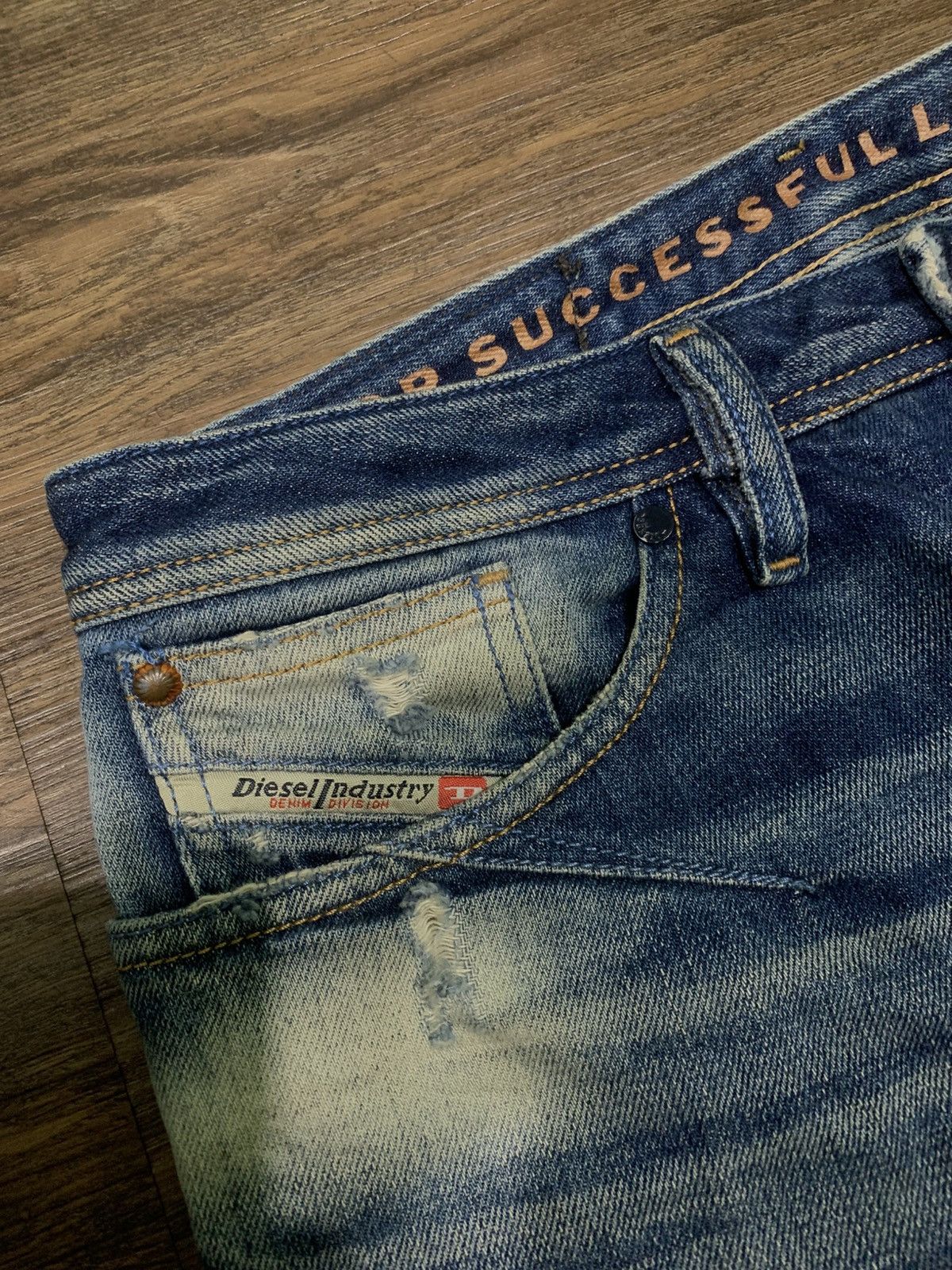 Diesel Vintage Diesel Distressed Denim Jeans Long Pants Size US 30 / EU 46 - 5 Thumbnail
