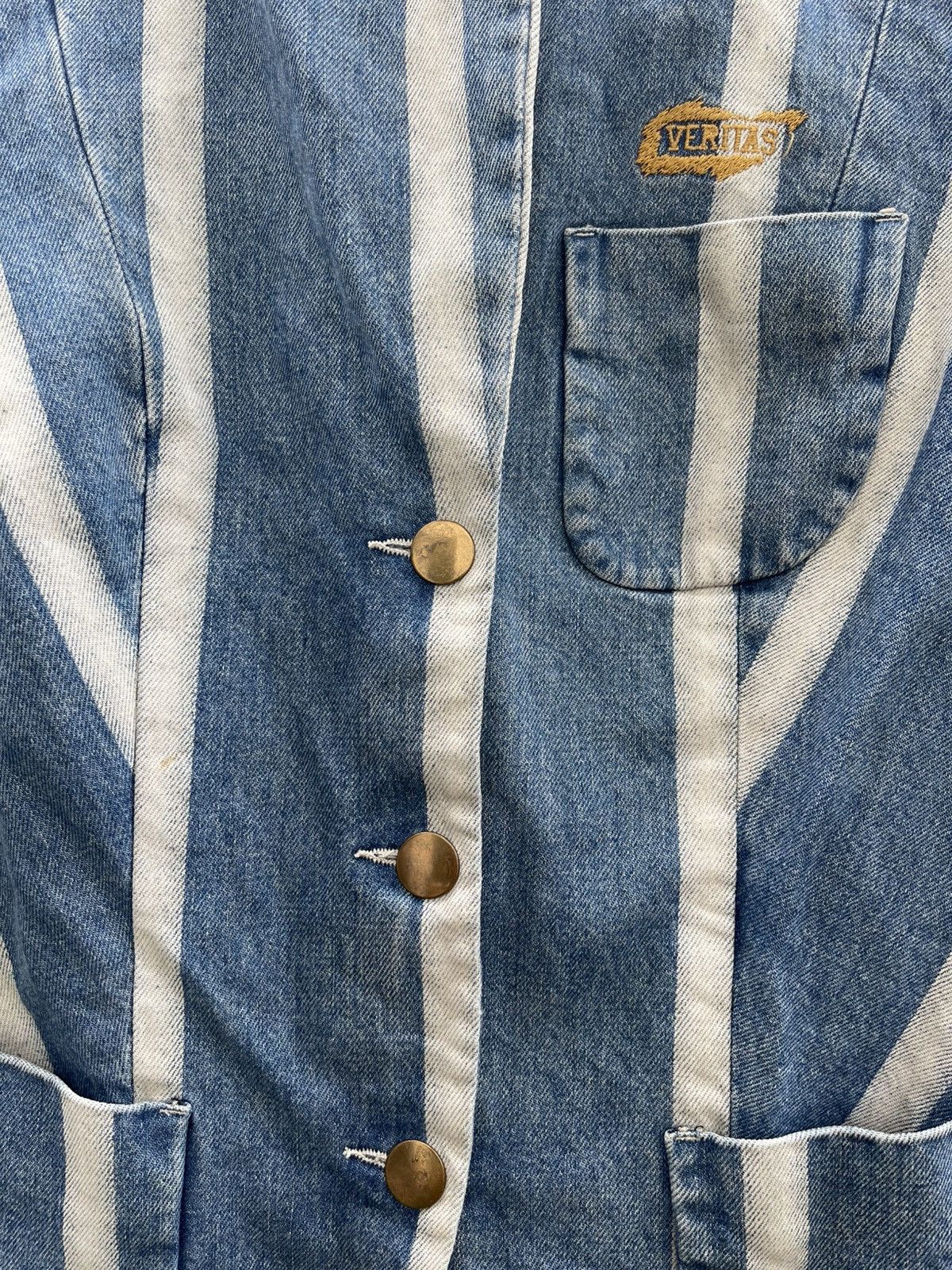 Diesel Super Rare Vintage Diesel Stylelab Veritas Denim blazer Size S / US 4 / IT 40 - 3 Thumbnail