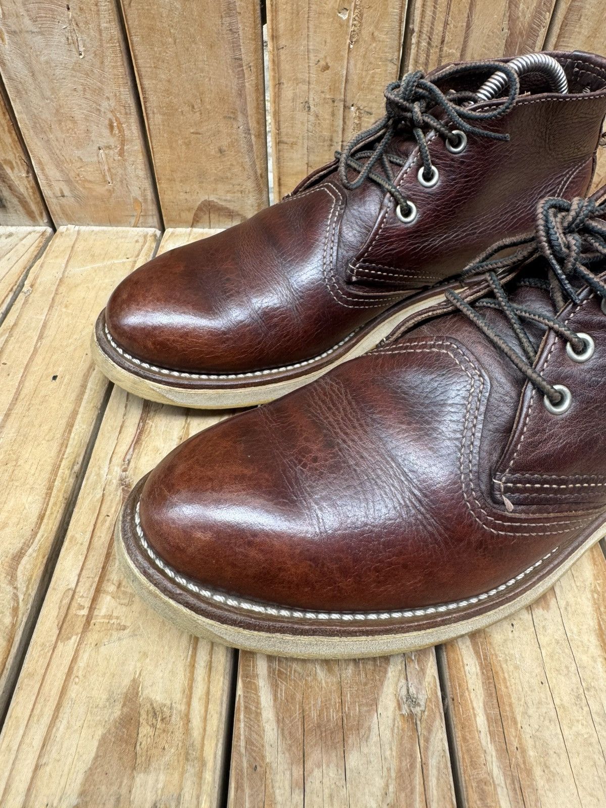 Red Wing Red Wing 3141 Chukka Brown leather boots EUR 40 UK 6.5 D Size US 7.5 / EU 40-41 - 6 Thumbnail