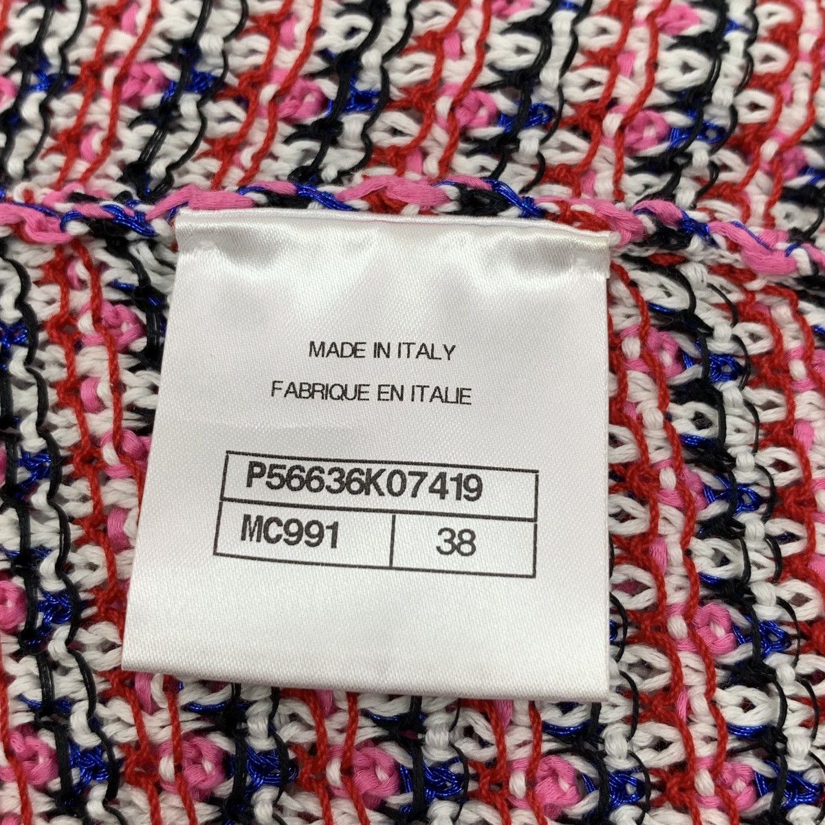 Chanel Chanel Current Collection Pink Crochet Cotton Knit Size S / US 4 / IT 40 - 7 Thumbnail