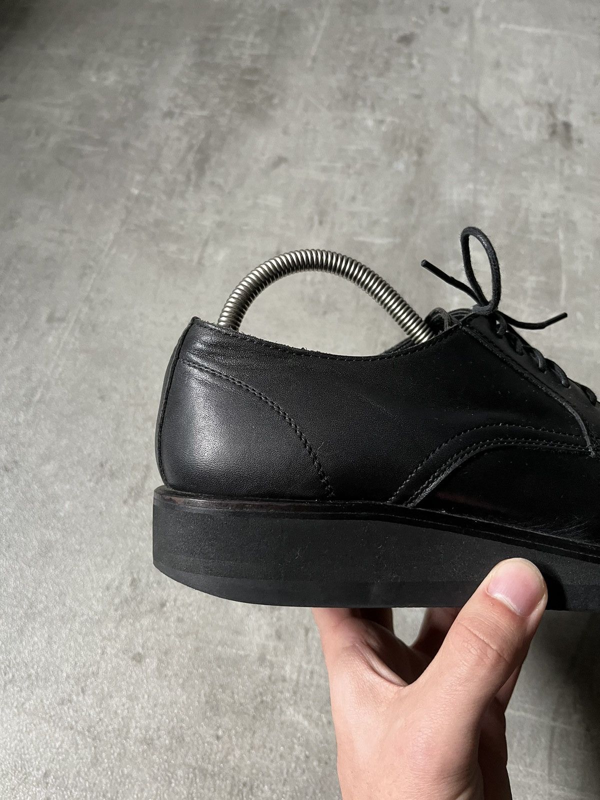 Yohji Yamamoto Yohji Yamamoto +NOIR black leather formal shoes Size US 8 / EU 41 - 8 Thumbnail