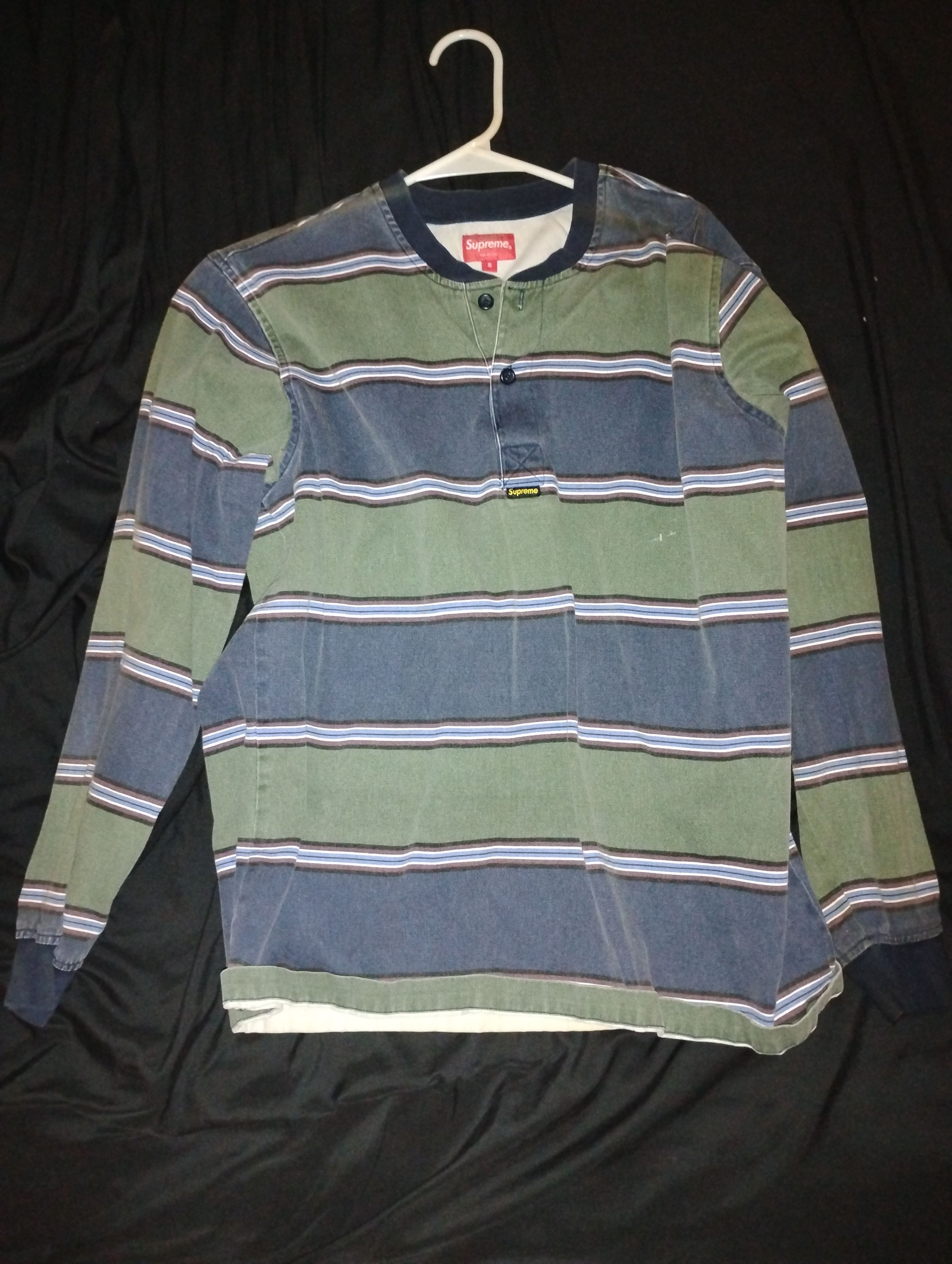 Supreme Supreme LS Striped Knit Size US S / EU 44-46 / 1 - 1 Thumbnail