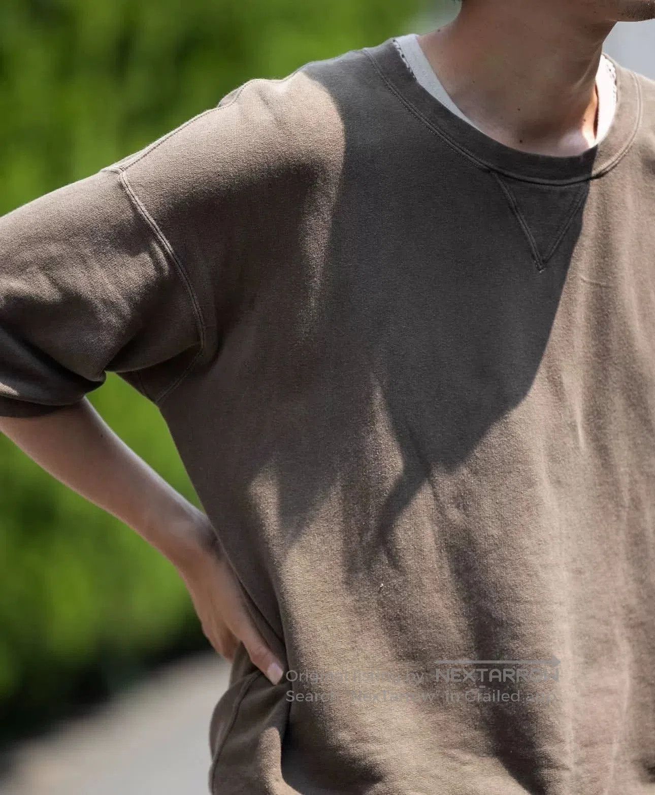 Visvim visvim mud dye 3/4 sleeve top. Size US M / EU 48-50 / 2 - 7 Thumbnail