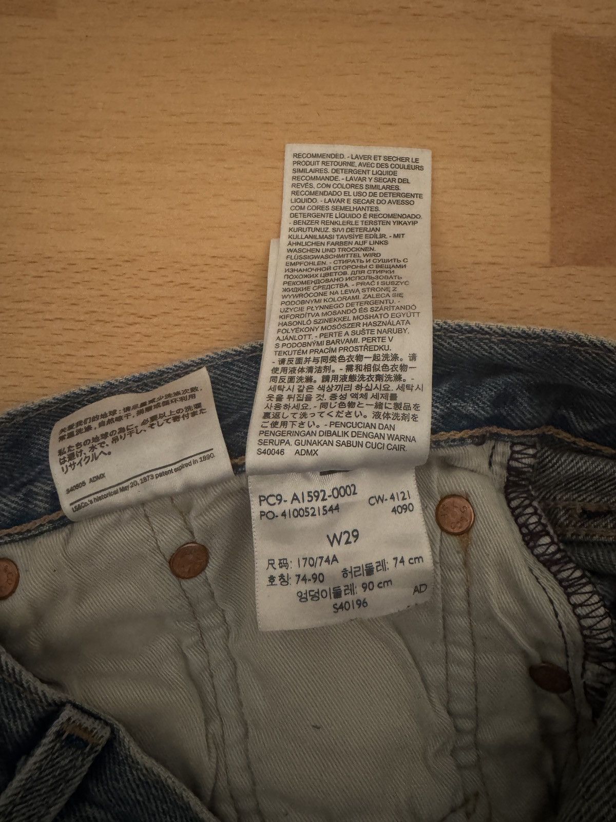 DENIM TEARS Denim Tears dark wash deim Size US 29 - 5 Thumbnail