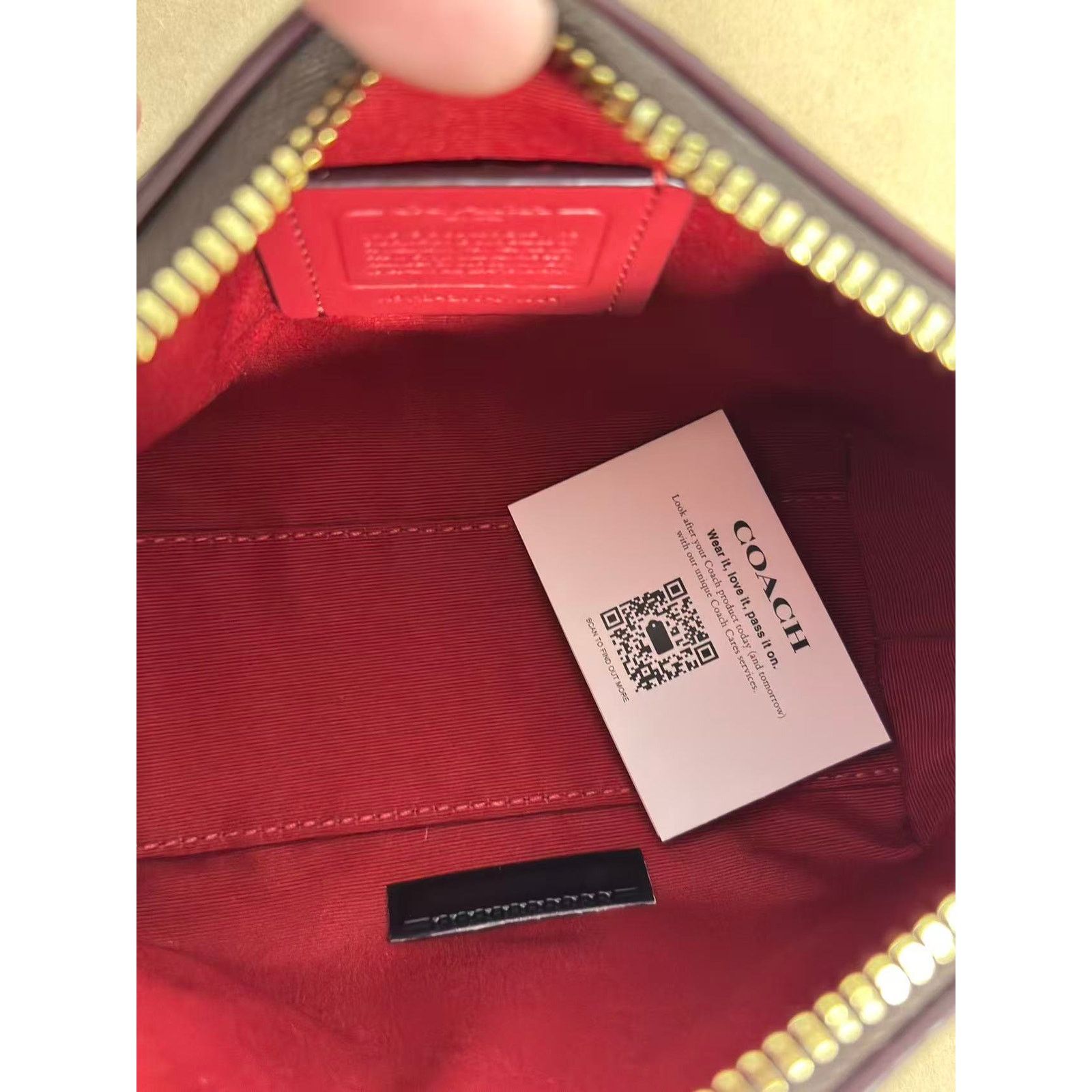 Coach Coach CX604 Zip Top Crossbody Bag In Signature Canvas Size ONE SIZE - 5 Thumbnail