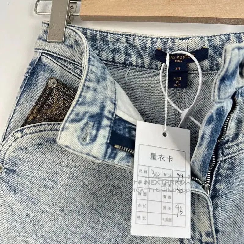 Louis Vuitton Louis Vuitton Blue Cotton Women's Jeans . Size 30" / US 8 / IT 44 - 3 Thumbnail