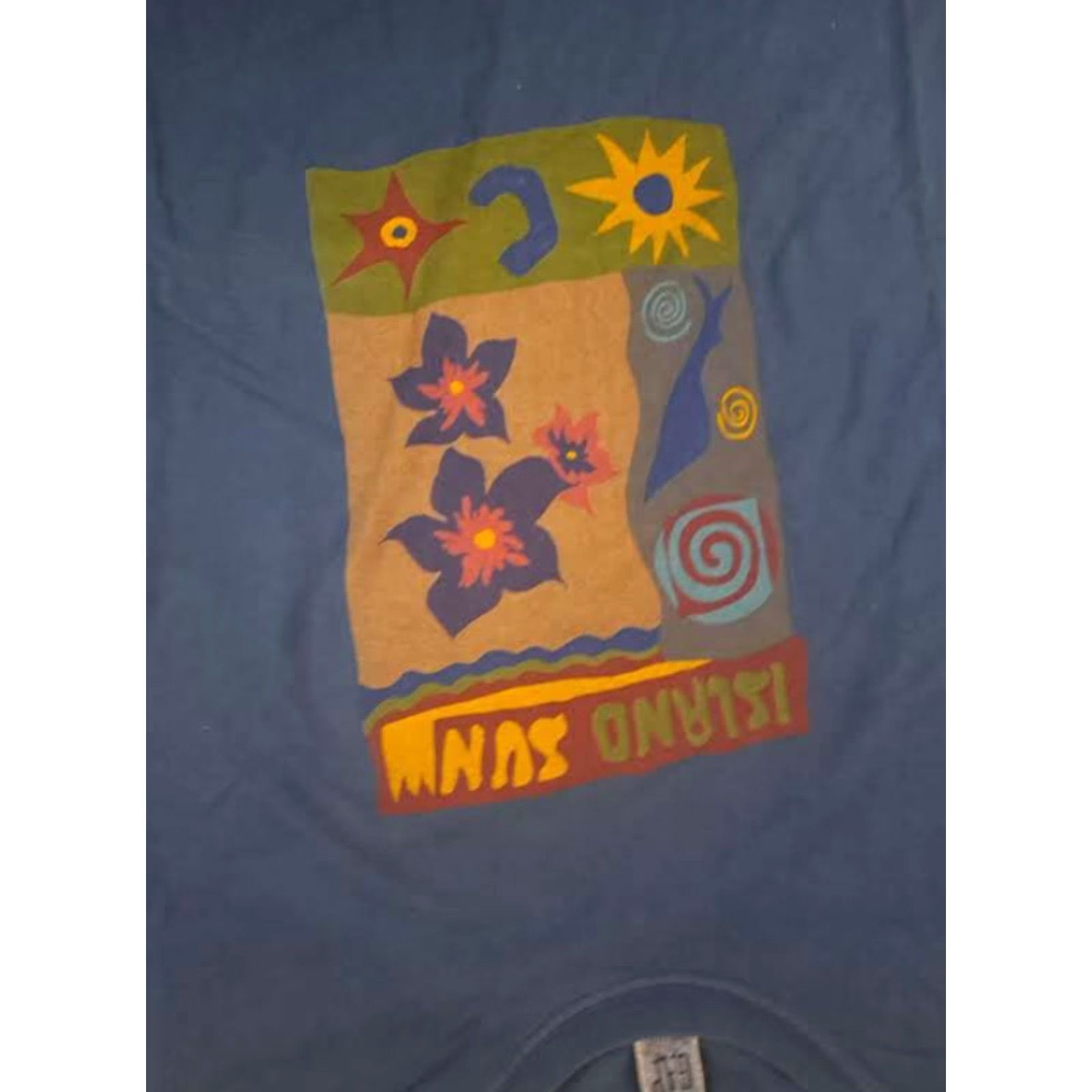 Gap Gap USA Made Rare Island Sun Summer Print XL Single Stitch T-Shirt Size US XL / EU 56 / 4 - 3 Thumbnail