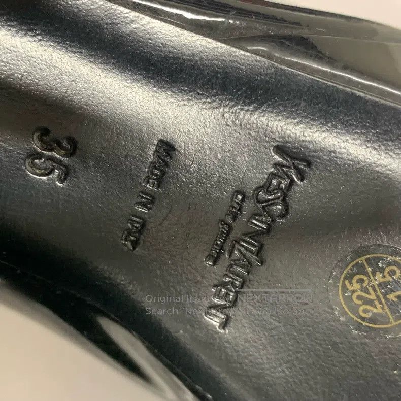 Saint Laurent Paris Saint Laurent Paris Black High Heels Size US 4.5 / IT 34.5 - 8 Thumbnail