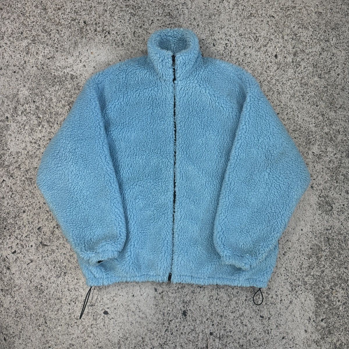 Balenciaga Balenciaga Oversized Baby Blue Teddy Fleece Size US XXL / EU 58 / 5 - 16 Thumbnail