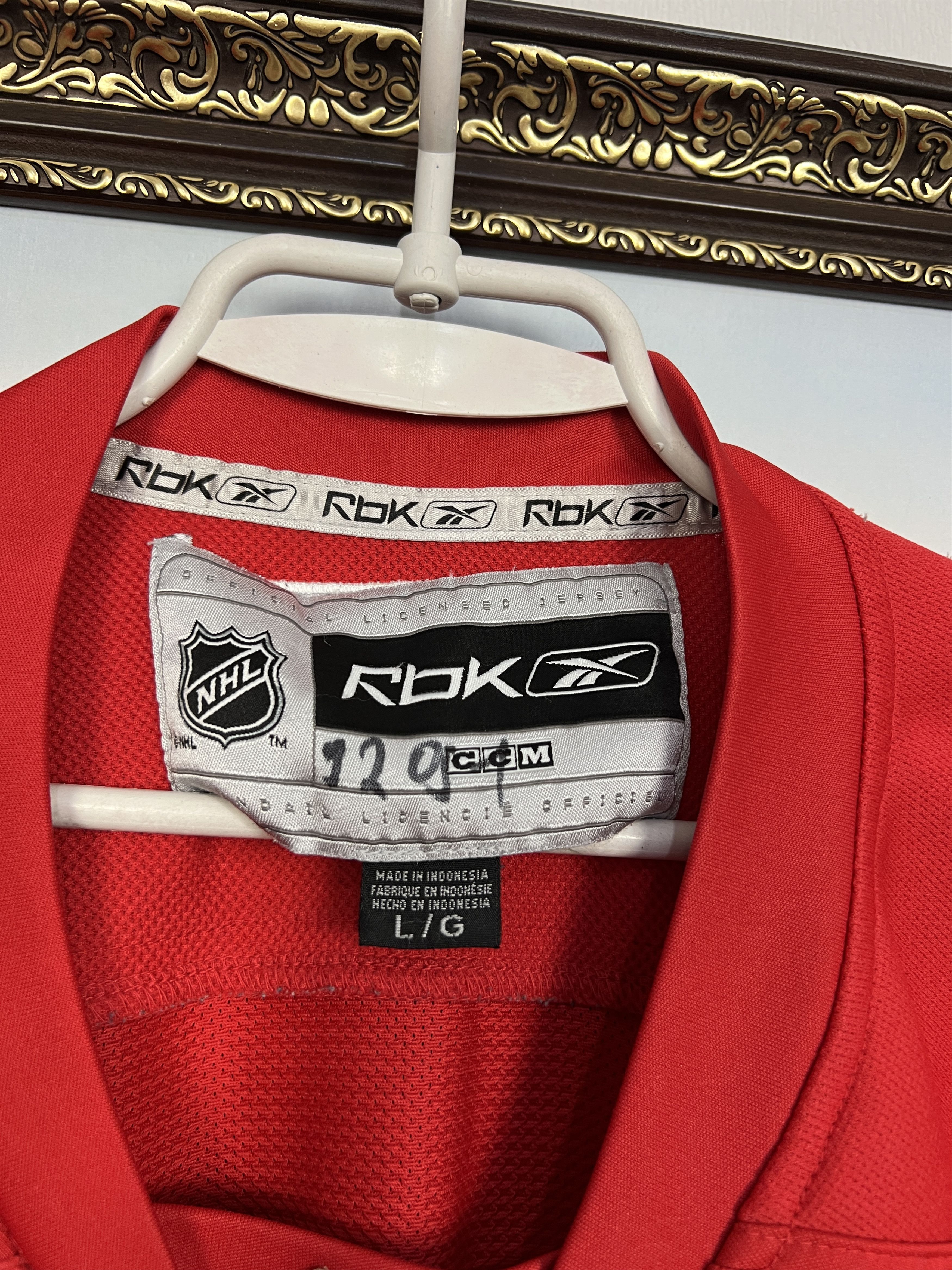 Reebok Vintage Reebok Detroit Red Wings Ice Hocket NHL Jersey Rare Size US L / EU 52-54 / 3 - 6 Thumbnail
