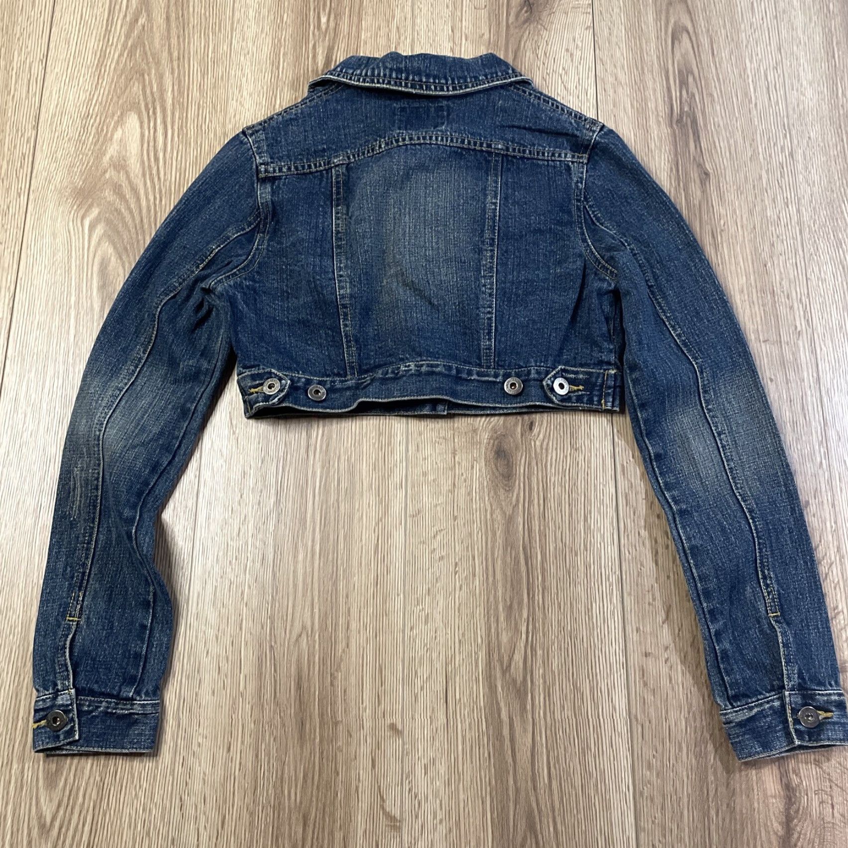Guess VINTAGE Guess Jean Jacket Women Small Blue Casual Streetwear Fall Spring Summer Winter Cotton Size 28" / US 6 / IT 42 - 3 Thumbnail