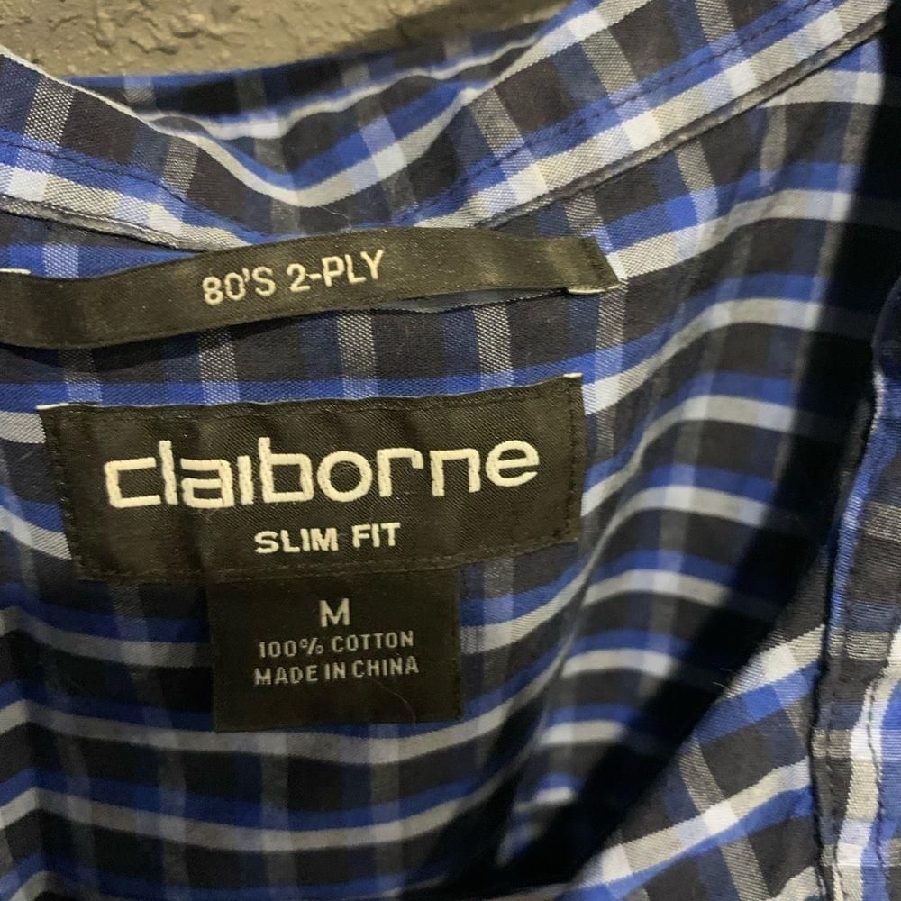 Liz Claiborne Men’s Dress Shirt Size US M / EU 48-50 / 2 - 2 Thumbnail