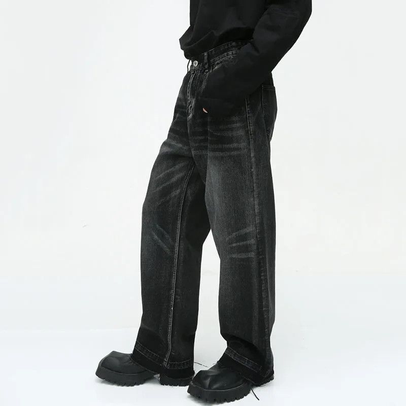 Jean × Vintage Vintage Jeans Street Niche Loose Size US 29 - 3 Thumbnail