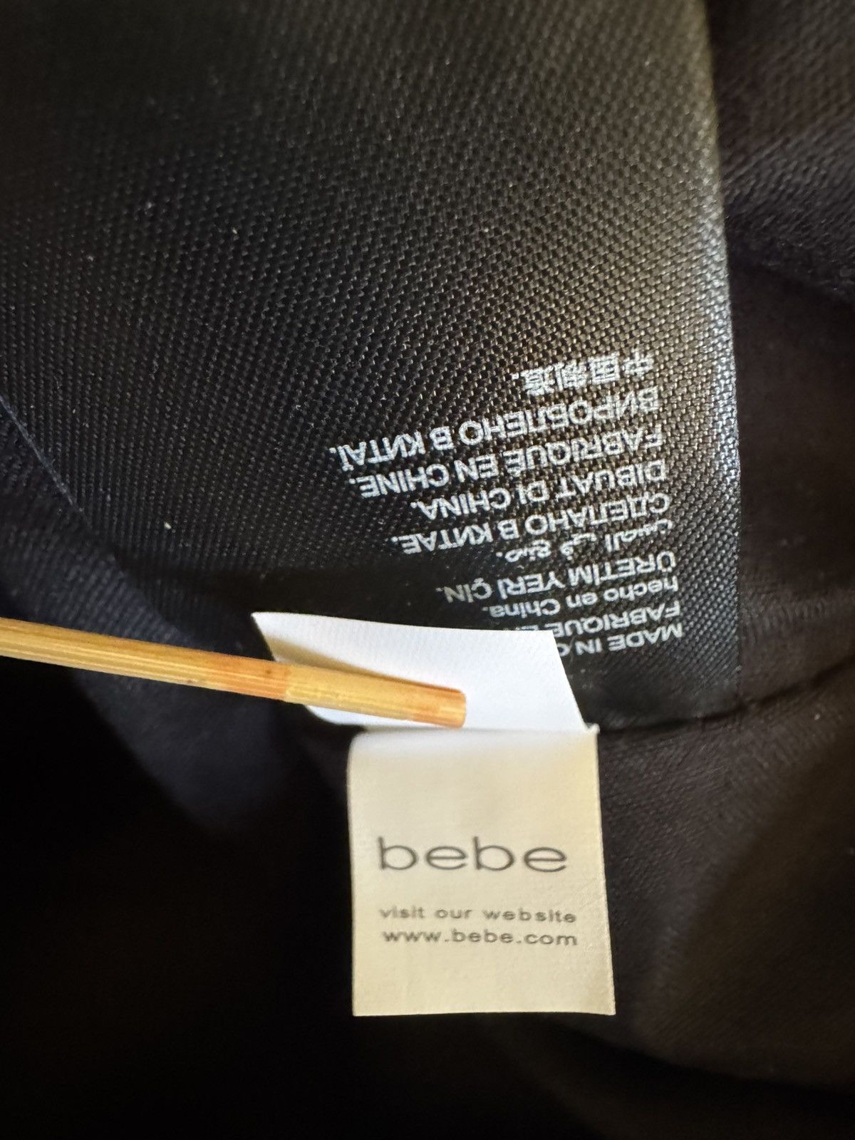 Bebe BEBE ICON Black Nylon Flap Backpack NWT $78 Size ONE SIZE - 8 Thumbnail