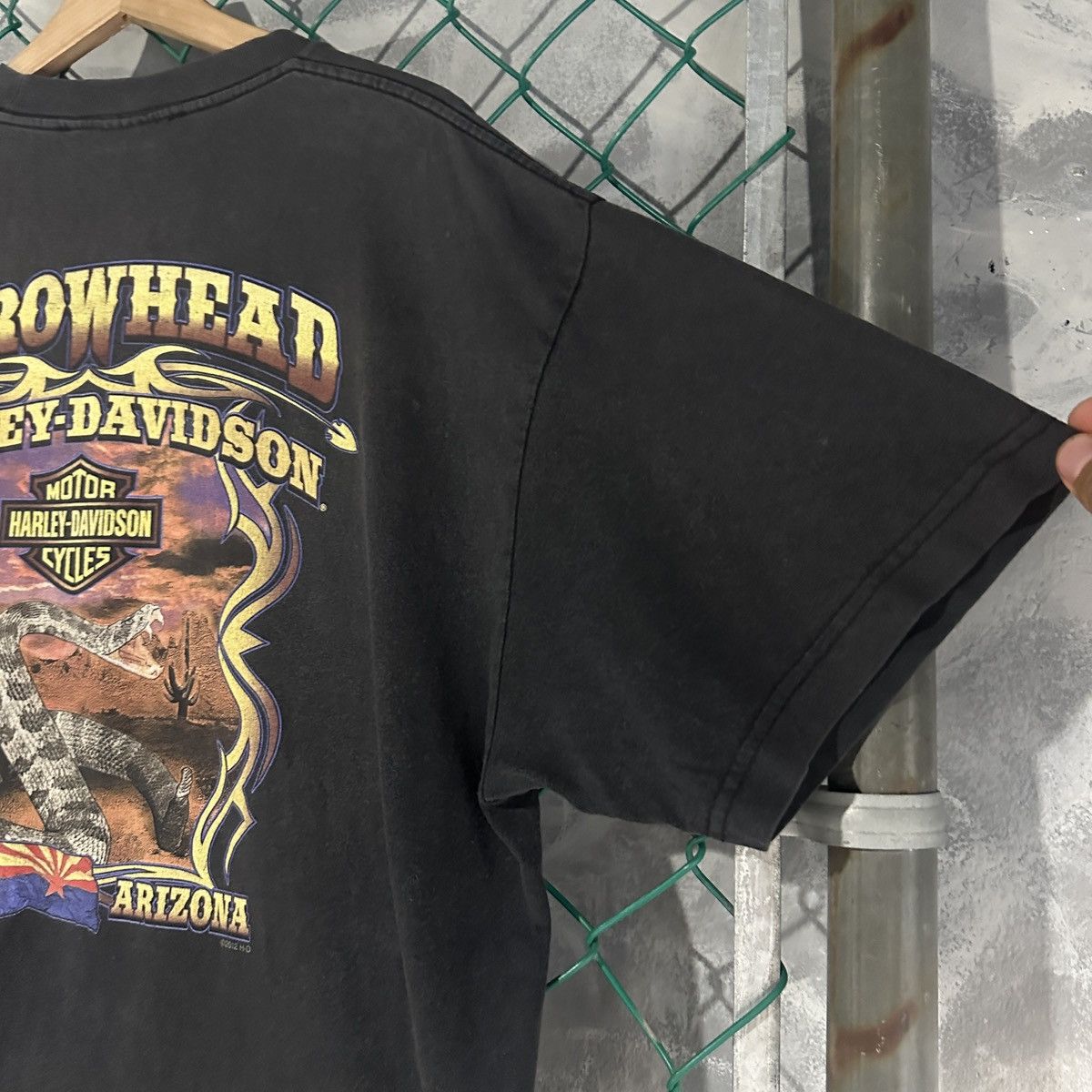 Harley Davidson Vintage Harley Davidson T Shirt Mens XL Black Arizona Size US XL / EU 56 / 4 - 12 Thumbnail