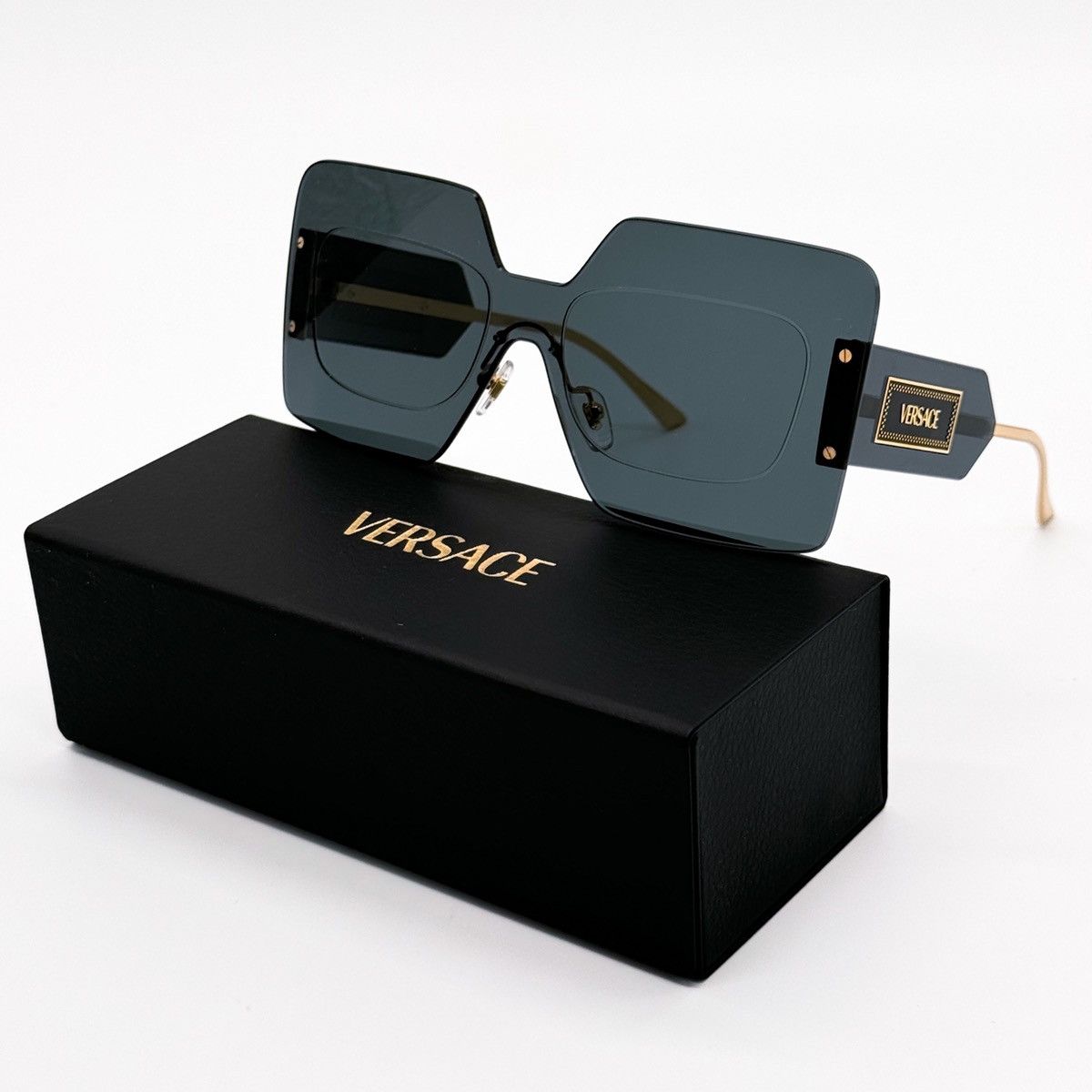 Versace NEW VERSACE VE2277 100287 BLACK MOD 2277 1002/87 SUNGLASSES Size ONE SIZE - 1 Thumbnail