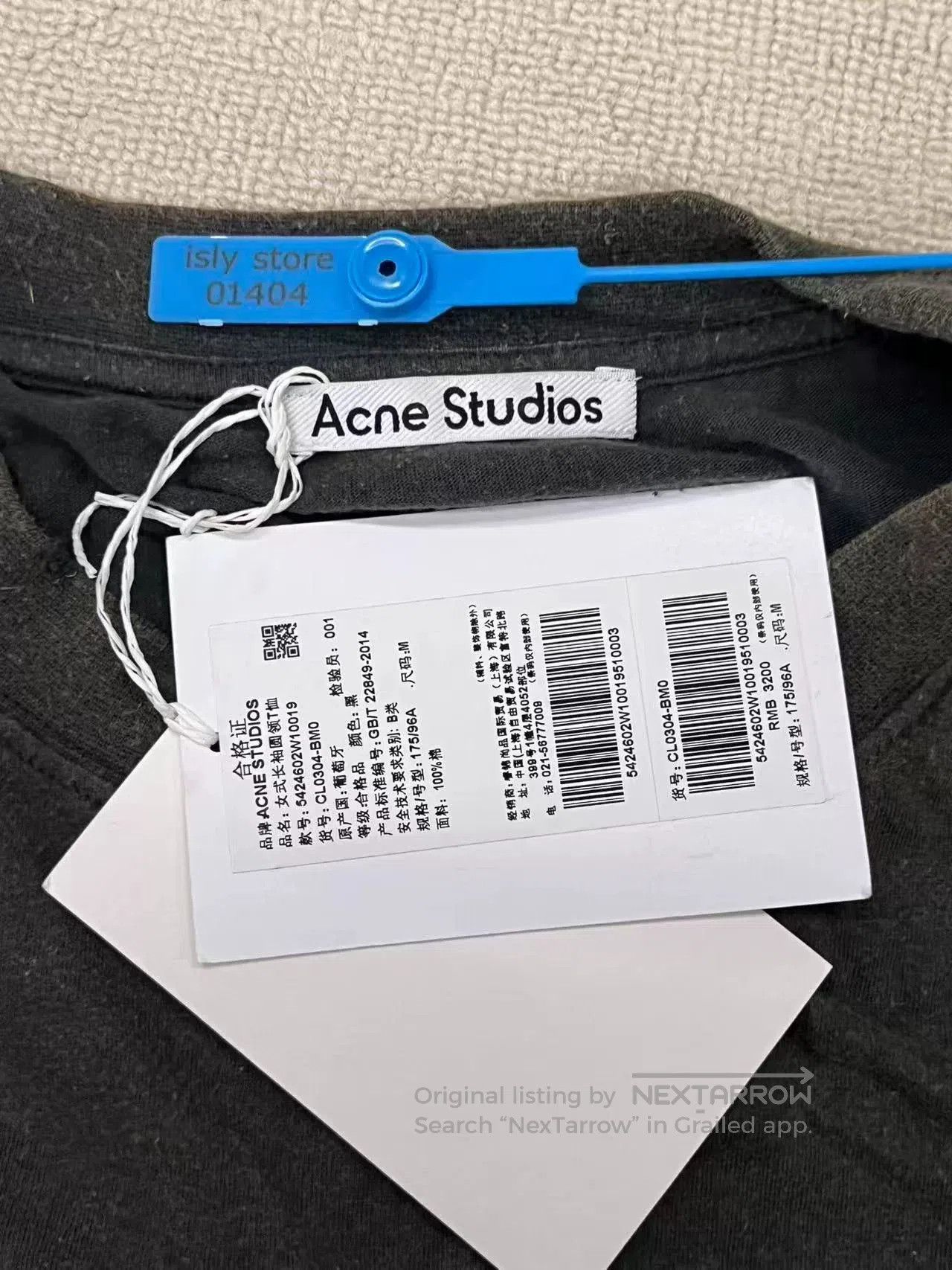 Acne Studios Acne Studios Oversized Long Sleeve T. Size US M / EU 48-50 / 2 - 5 Thumbnail