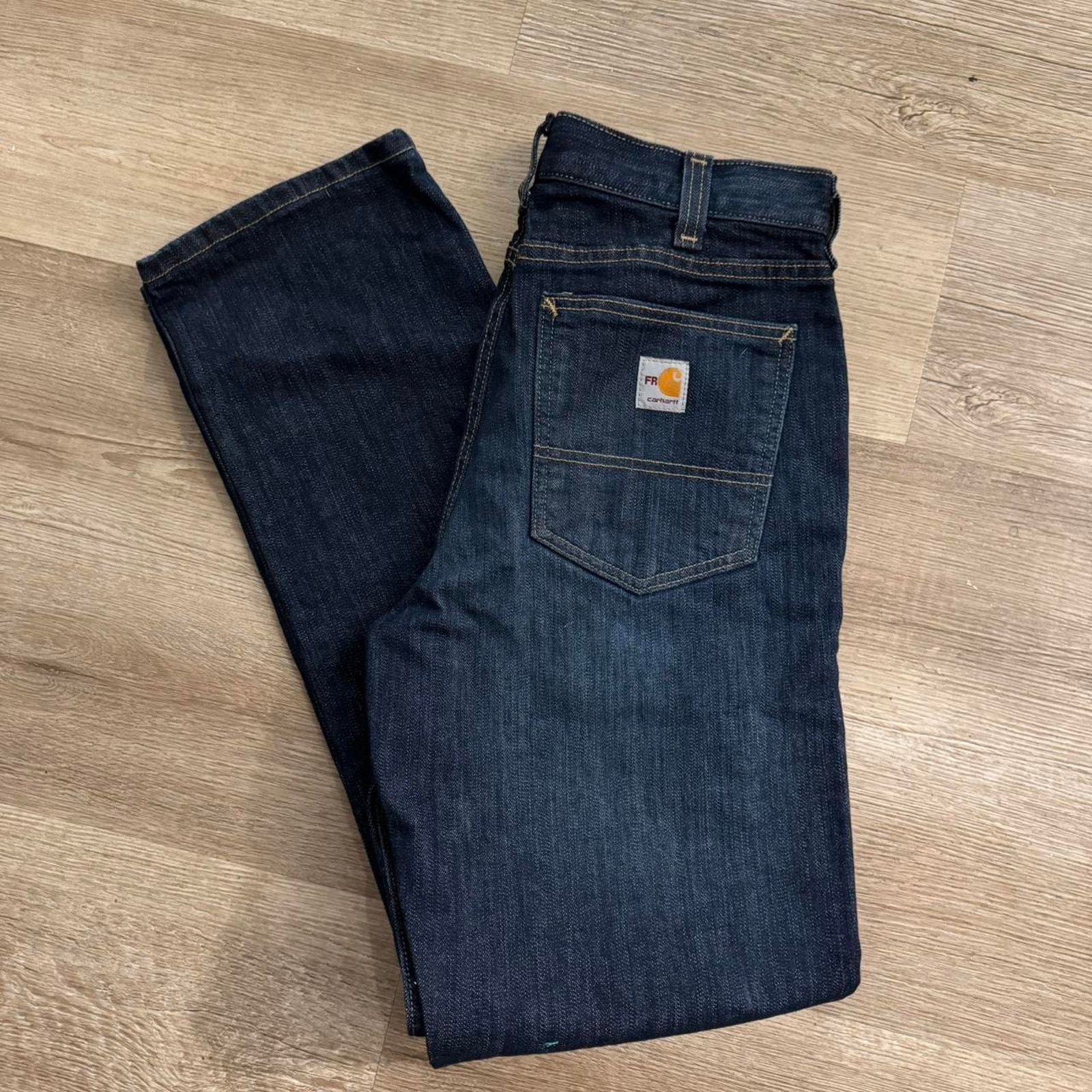 Carhartt Dark wash carhartt relaxed fit Size US 31 - 4 Thumbnail