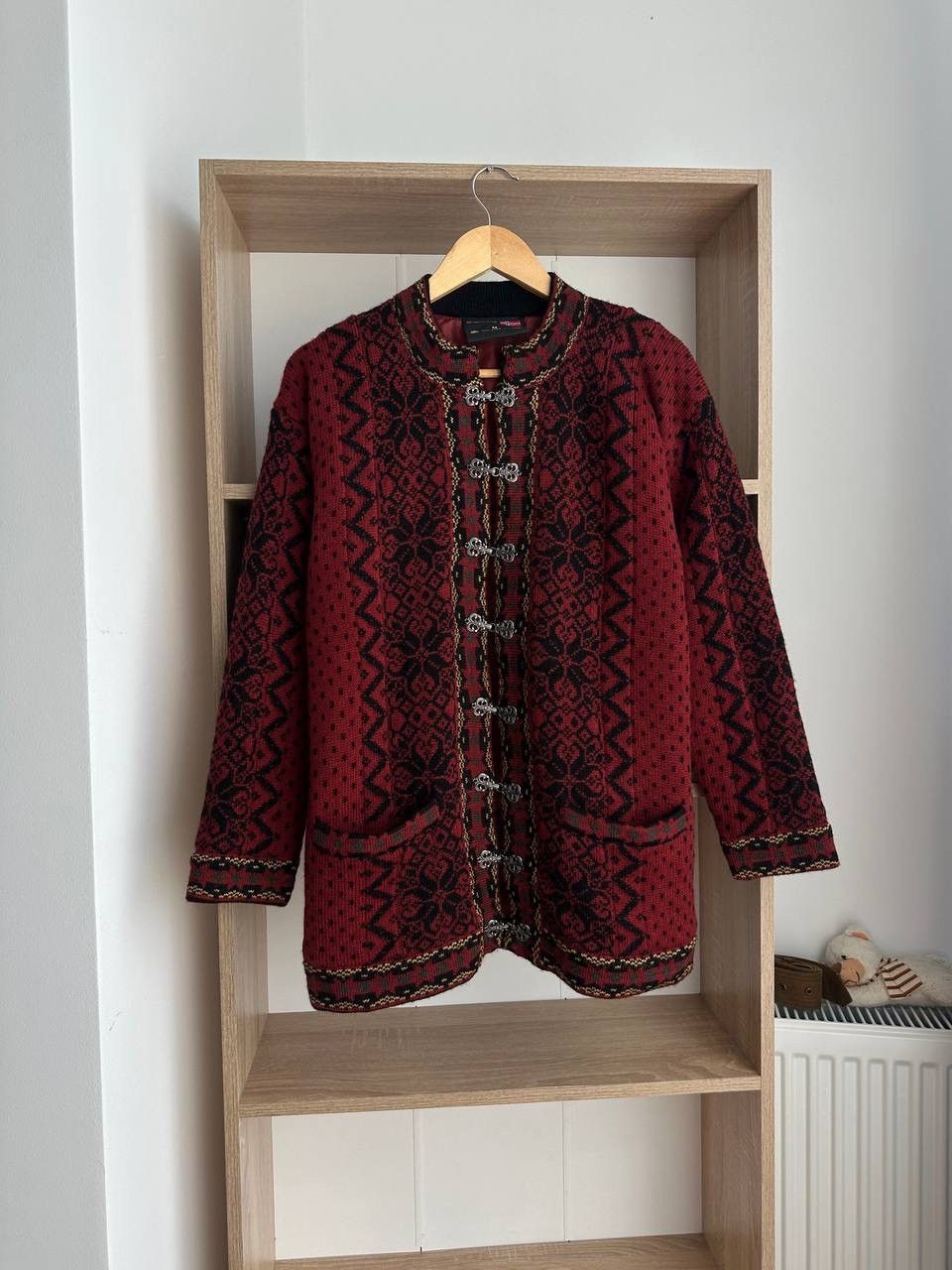 Japanese Brand × Vintage Vintage Windfjord of Norway Cardigan Red Sweater Size US M / EU 48-50 / 2 - 6 Thumbnail
