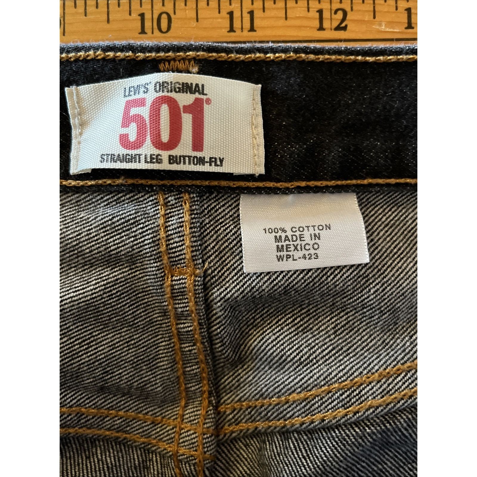 Levi's Levi’s VTG 501 XX Jeans 38x31 Fit Black Denim Button Fly Size US 38 / EU 54 - 10 Thumbnail