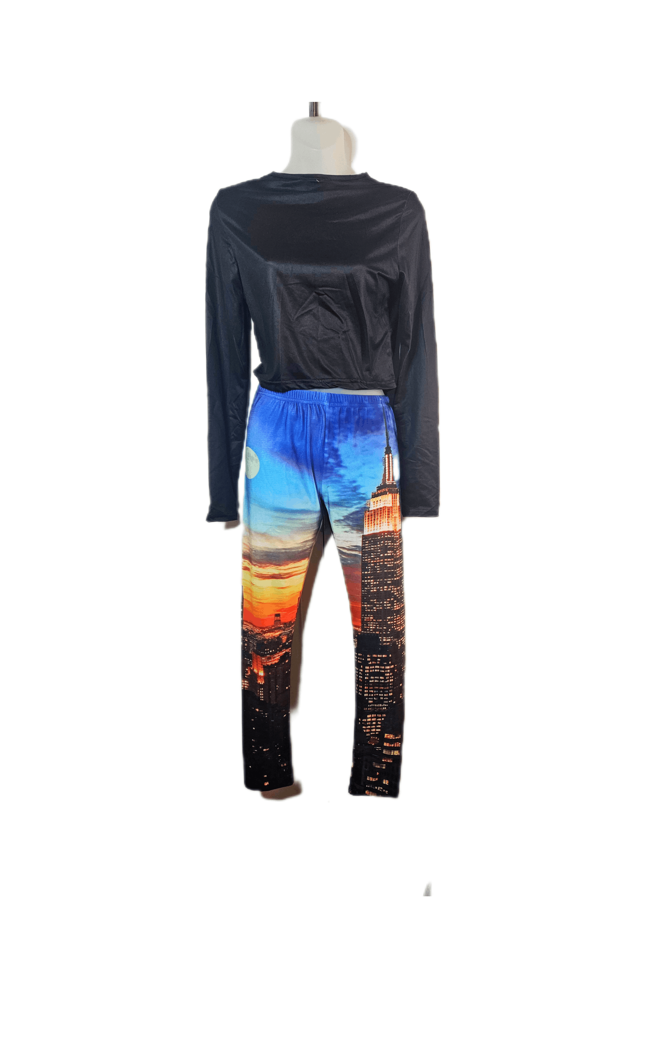 Other VINTAGE EMPIRE STATE BLDG LEGGINGS RARE Size 28" / US 6 / IT 42 - 2 Thumbnail