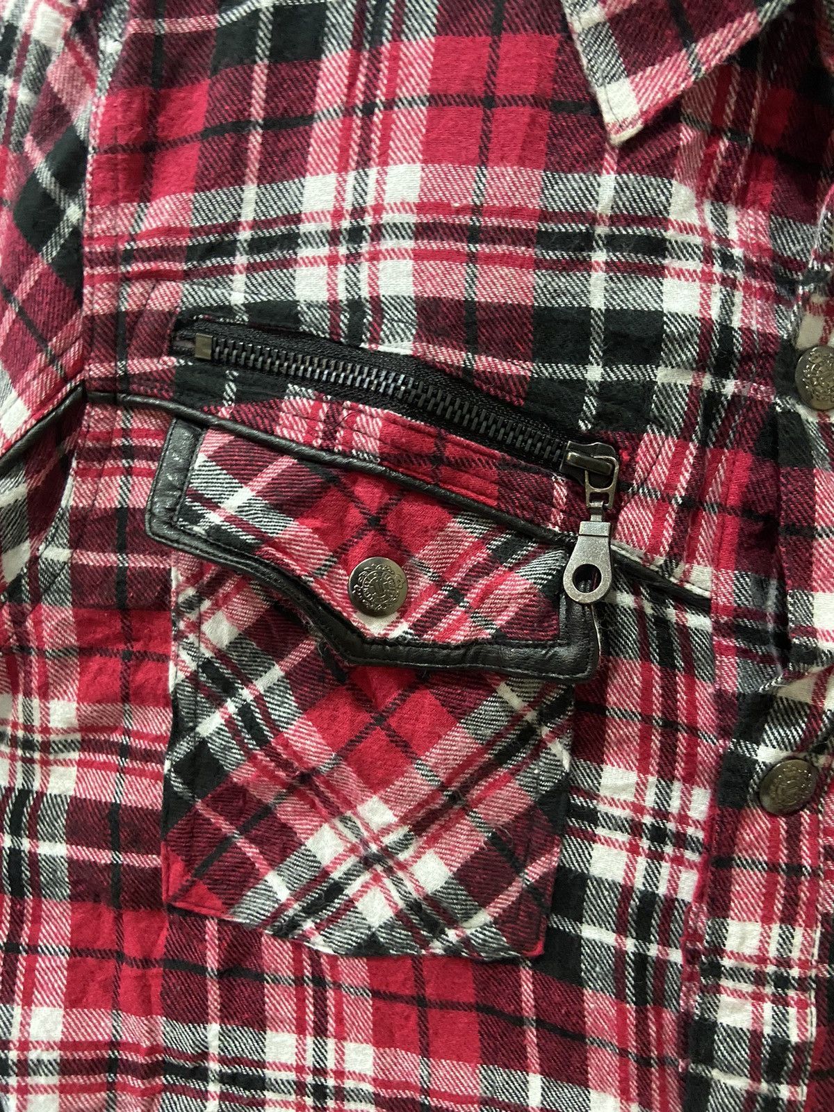 In The Attic × Japanese Brand × Le Grande Bleu (L.G.B.) In The Attic Punk Flannel Shirt Size US M / EU 48-50 / 2 - 6 Thumbnail