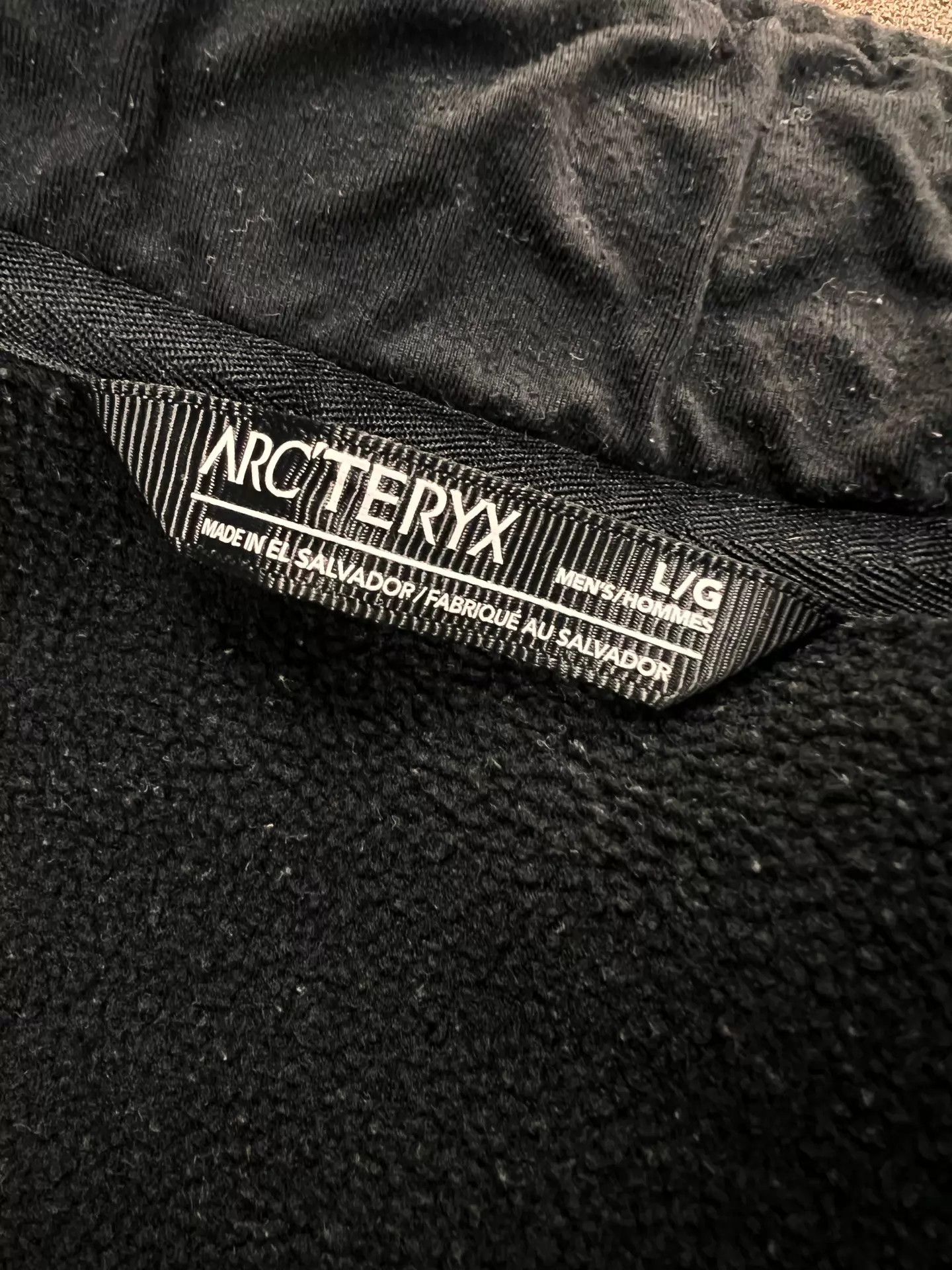 Arc'teryx Arcteryx Fleece Jacket Black Logo Collar L Size US L / EU 52-54 / 3 - 4 Thumbnail