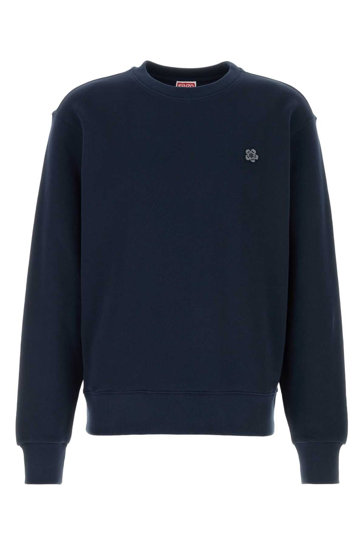 Kenzo Navy Blue Cotton Sweatshirt Size US S / EU 44-46 / 1 - 1 Thumbnail