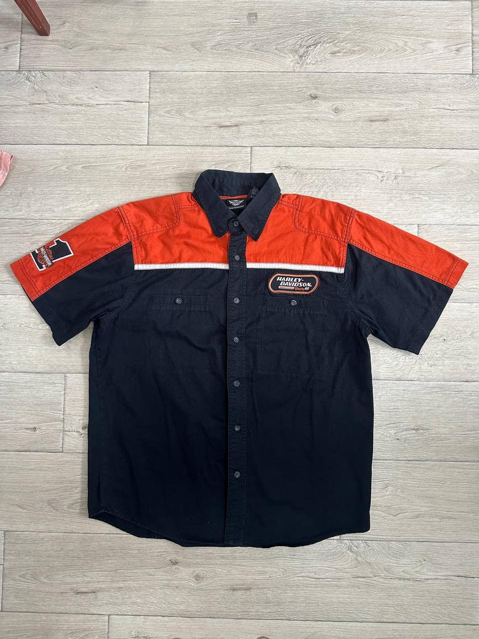 Harley Davidson Vintage Harley Davidson Shirt Button Up Size US L / EU 52-54 / 3 - 3 Thumbnail
