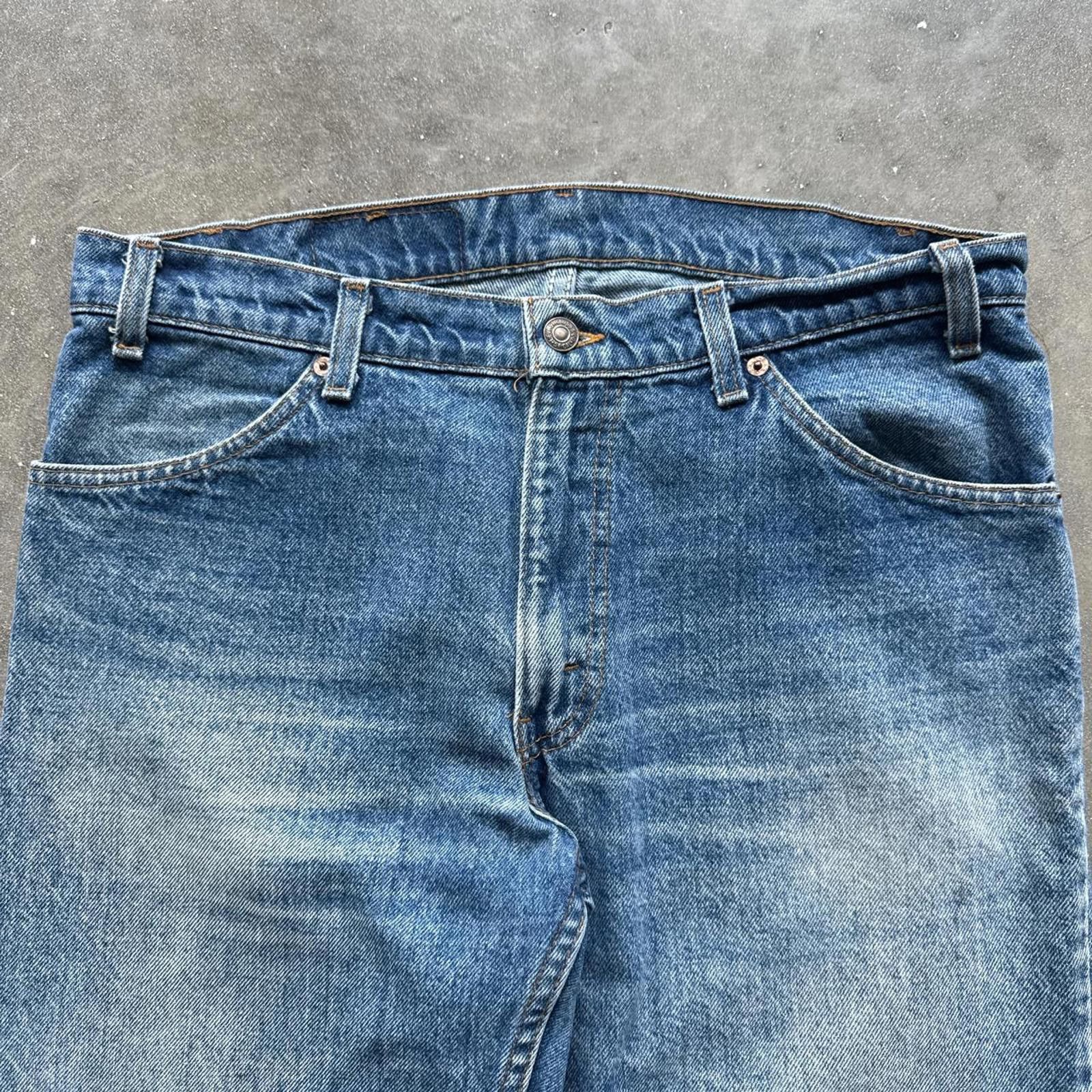 Levi's Levi's 506 Orange Tab 90's Blue Faded Jeans With Wallet Mark Size US 34 / EU 50 - 3 Thumbnail