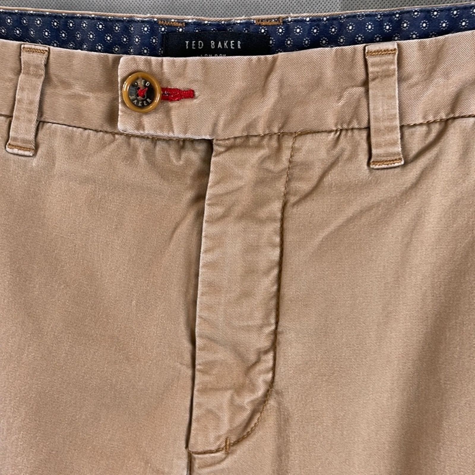 Ted Baker Ted Baker Chaade Classic Fit Washed Down Chinos Size 36/28 Size US 36 / EU 52 - 3 Thumbnail