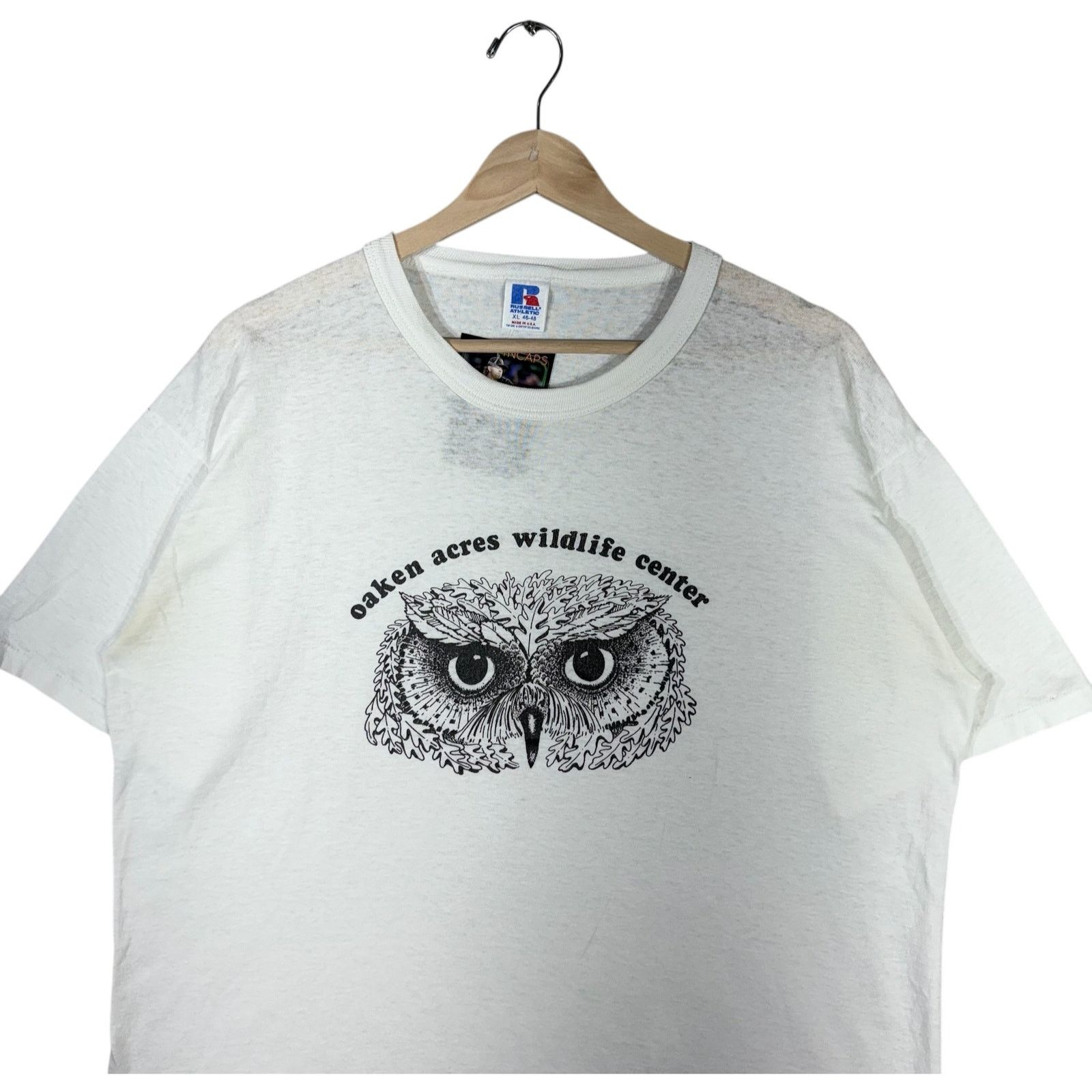 Russell Athletic Vintage Oaken Acres Wildlife Center Owl Tee XL Size US XL / EU 56 / 4 - 2 Thumbnail