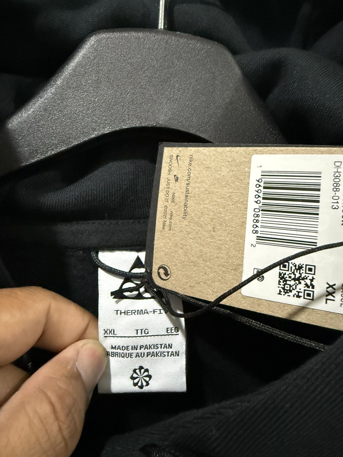 Nike ACG 2021 ACG Center Logo Black Hoodie New Stock Size US XXL / EU 58 / 5 - 7 Thumbnail