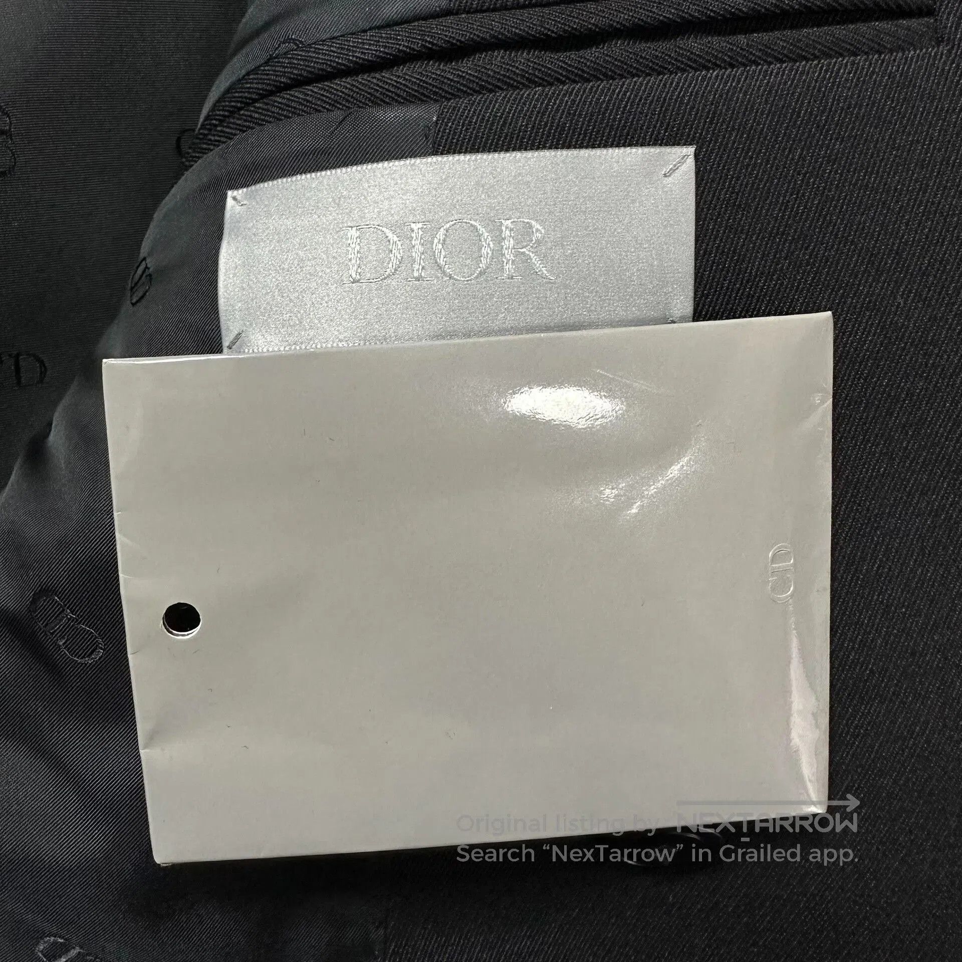 Dior Dior Man Black Peak Lapel Wool Blazer. Size US S / EU 44-46 / 1 - 5 Thumbnail