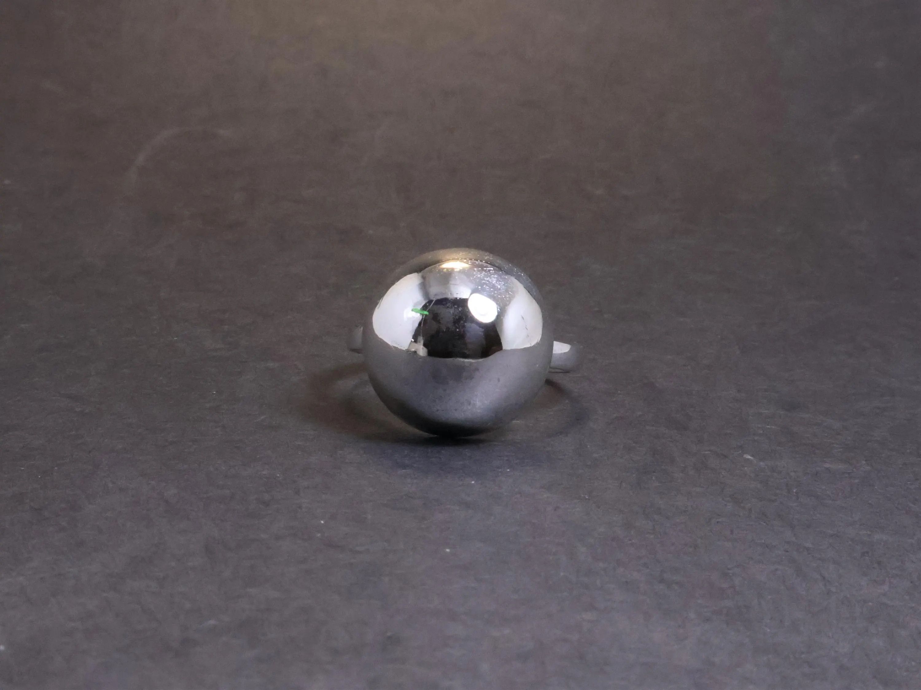 Handmade Ball Ring, 925 Sterling Silver Handmade Silver Woman Ring, Size ONE SIZE - 1 Thumbnail