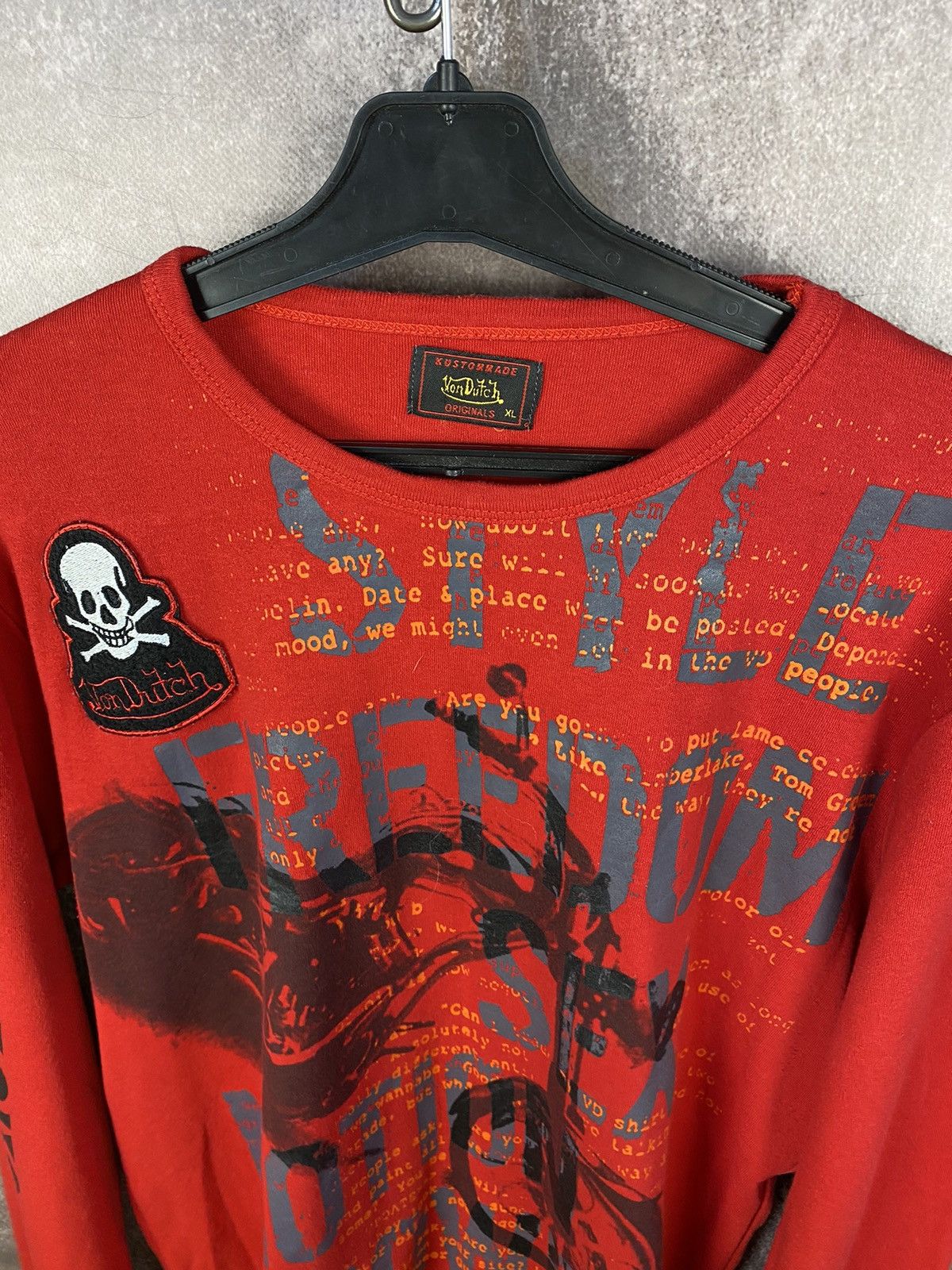 Japanese Brand Vintage Y2K Von Dutch Logo Longsleeve Shirt Size US XL / EU 56 / 4 - 4 Thumbnail