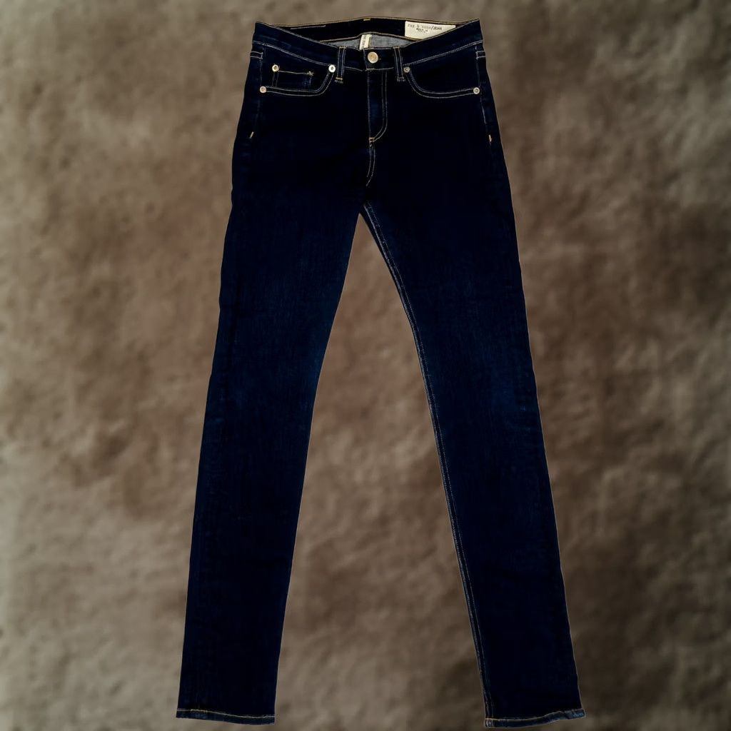 Rag & Bone Rag & Bone Women's High Rise Skinny Heritage Jeans 27 Regular Inseam 30" Denim Blue Size 27 Jeans Size 27" / US 4 / IT 40 - 1 Thumbnail