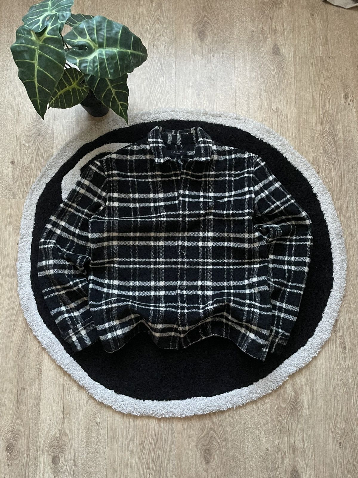 Allsaints ALLSAINTS STRIPPED FLANNEL OVERSHIRT Size US M / EU 48-50 / 2 - 1 Thumbnail