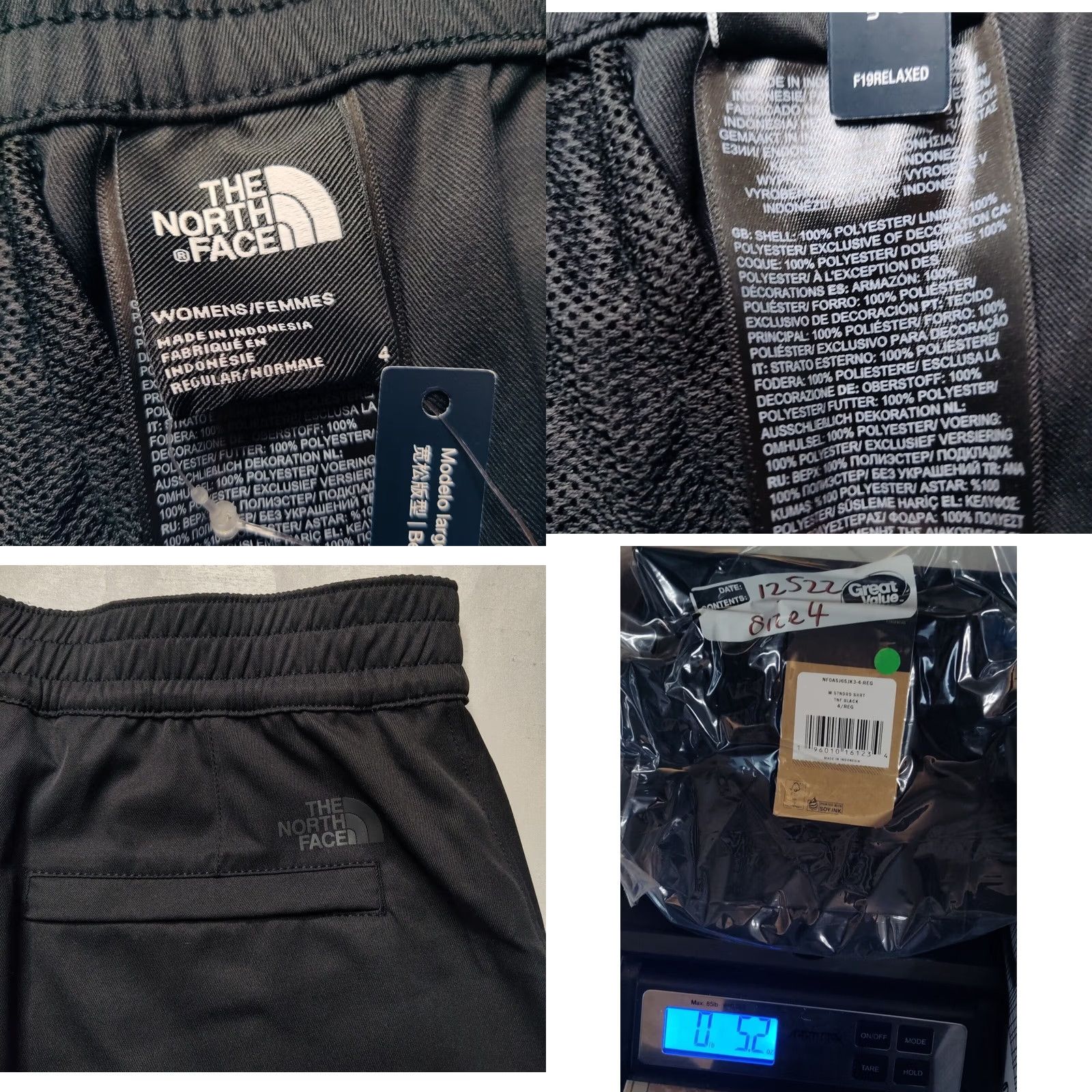 The North Face THE NORTH FACE Women Shorts Black Size 4 4" Side Zip Athletic Activewear NEW Size 27" / US 4 / IT 40 - 8 Thumbnail