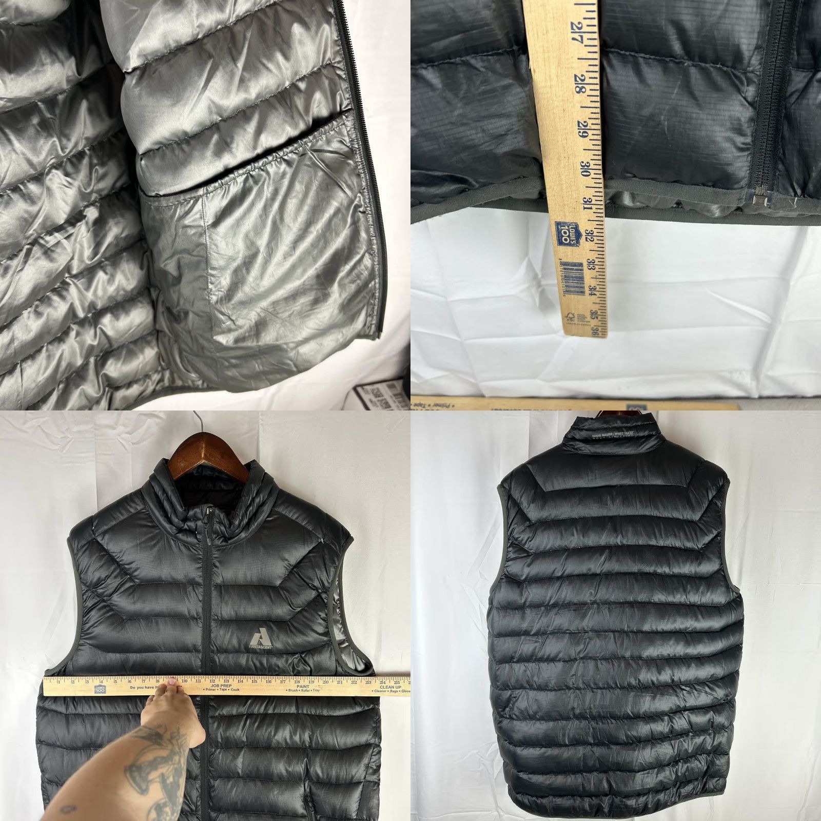 Eddie Bauer VINTAGE Eddie Bauer First Ascent Whittaker Down Puffer Vest Black Mens XL Mountaineering Size US XL / EU 56 / 4 - 8 Thumbnail