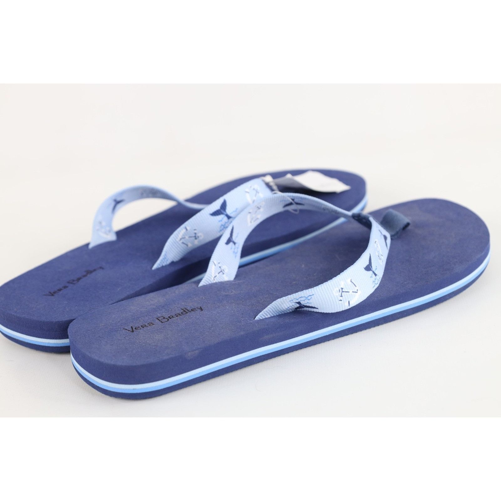 Vera Bradley Deadstock Vintage Y2K Vera Bradley Whale Flip Flops Sandals Size US 9 / IT 39 - 4 Thumbnail