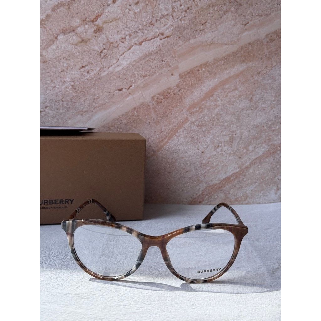 Burberry NEW Burberry BE2325 Brown Aiden Check Eyeglasses Frames Size ONE SIZE - 5 Thumbnail