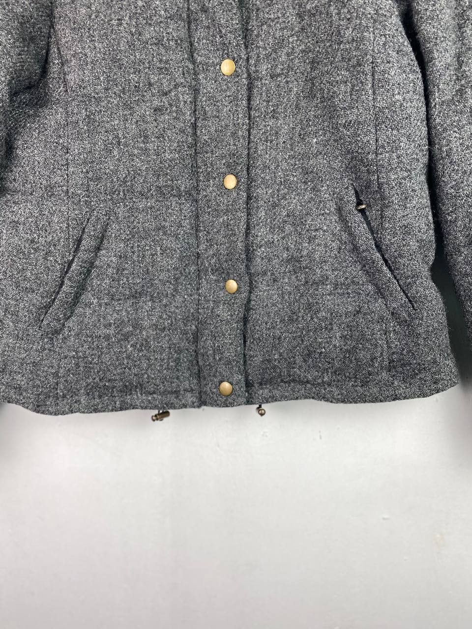 Harris Tweed Harris Tweed Puffer Coat with Fur Hood Size US M / EU 48-50 / 2 - 3 Thumbnail