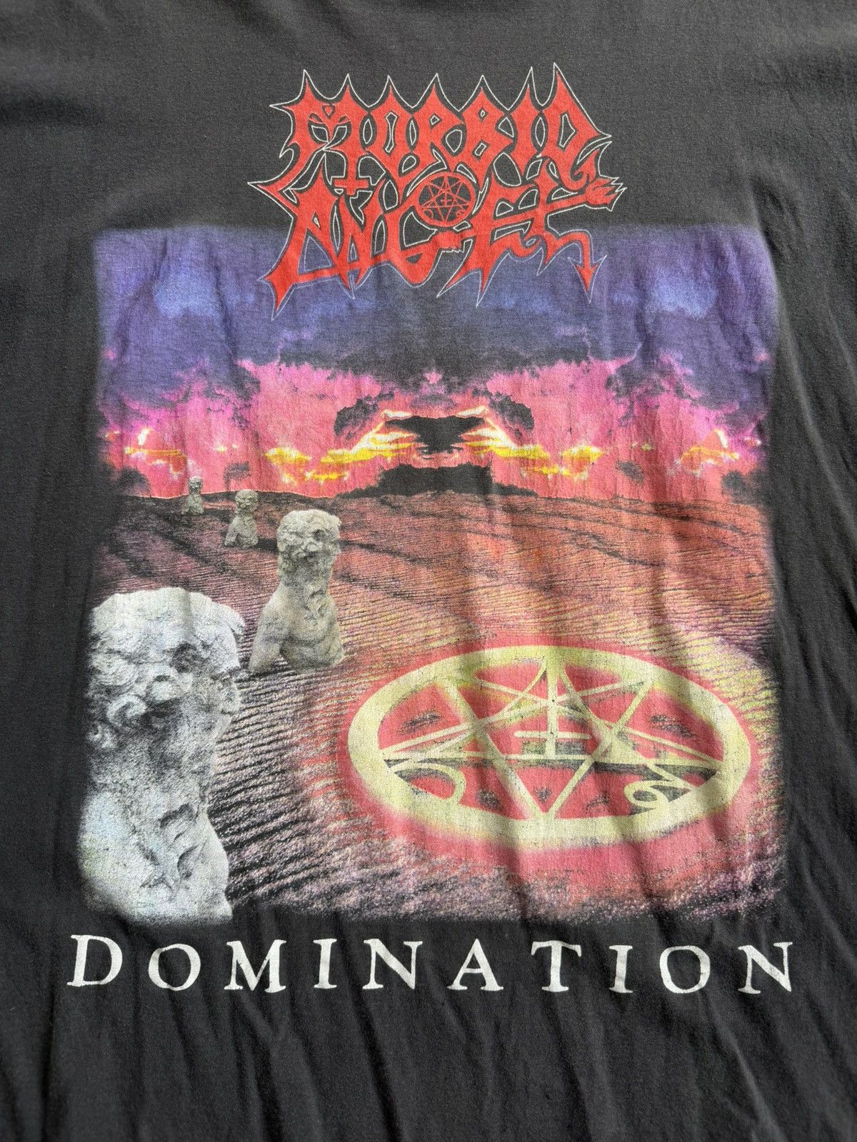 Vintage Vintage 1995 Morbid Angel domination european tour tee Size US XL / EU 56 / 4 - 3 Thumbnail