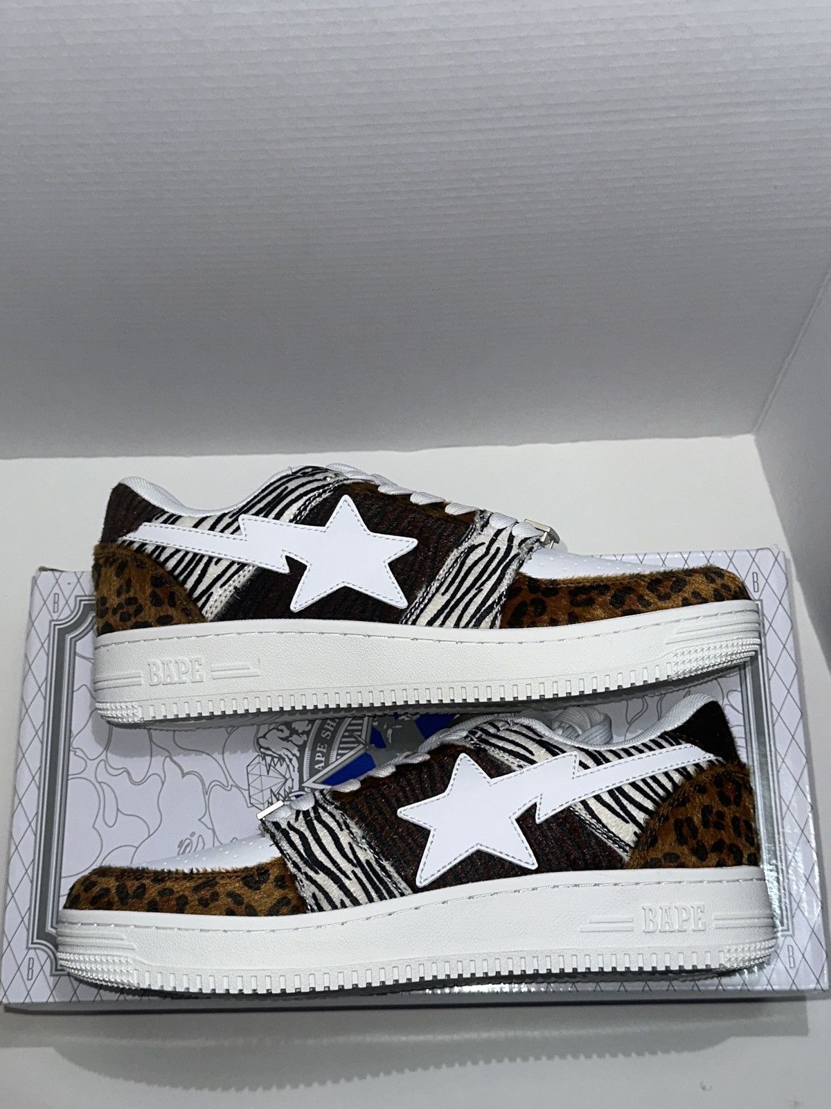 Bape BAPE Animal Mix Bapesta DS US10 Size US 10 / EU 43 - 4 Thumbnail