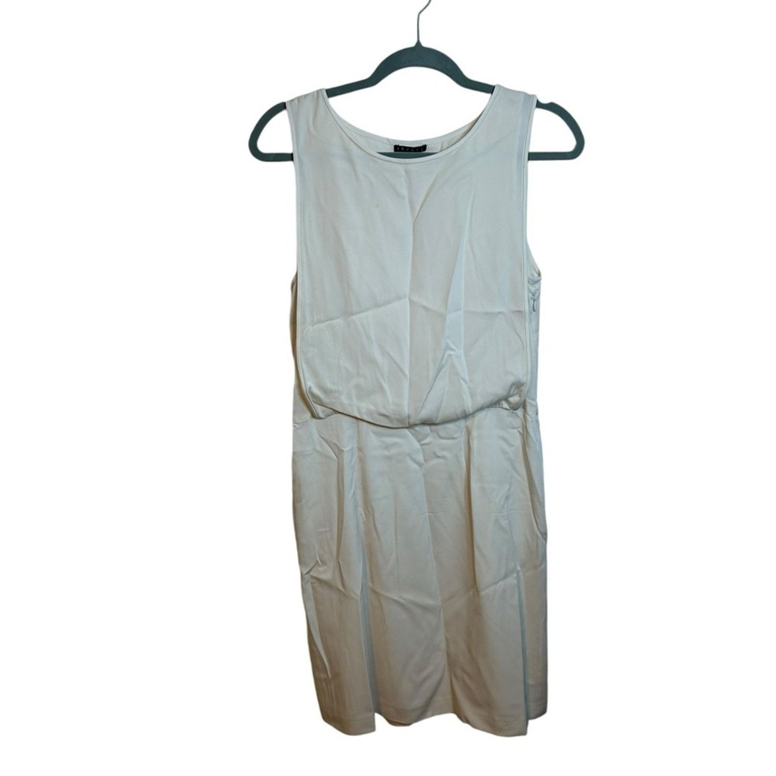 Theory Theory Off White Silk Apron Style Dress Size M / US 6-8 / IT 42-44 - 1 Thumbnail