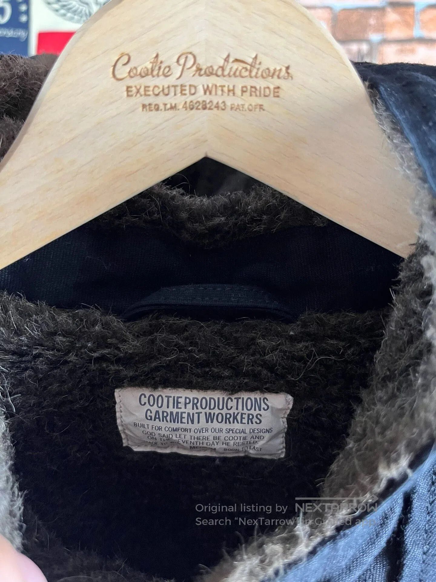 Japanese Brand Cootie Wool Lined Overcoat with Horn Buttons. Size US M / EU 48-50 / 2 - 3 Thumbnail