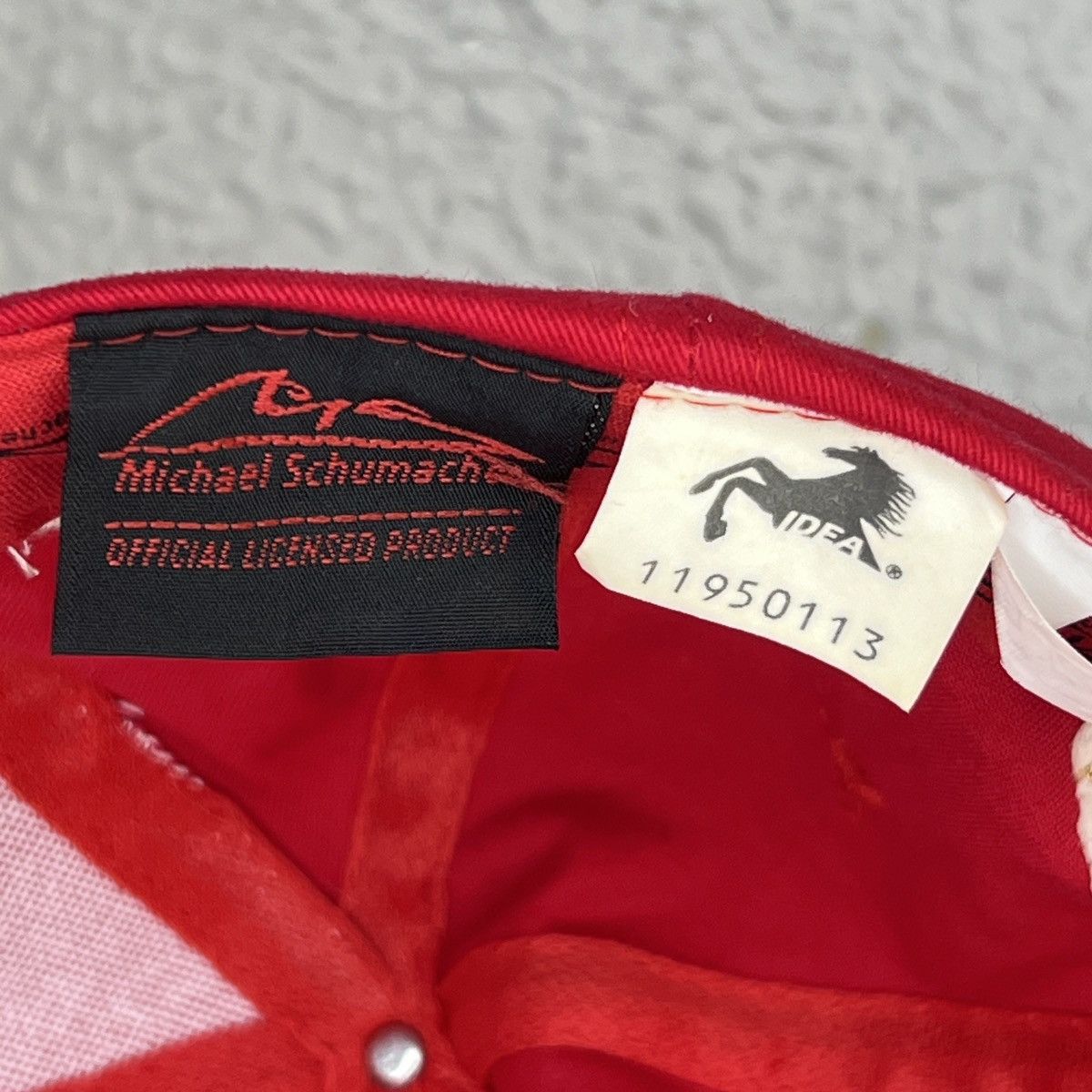 Ferrari × Formula 1 × Vintage Ferrari f1 world champion 6 Cap Hat Michael Schumacher Logo Size ONE SIZE - 7 Thumbnail