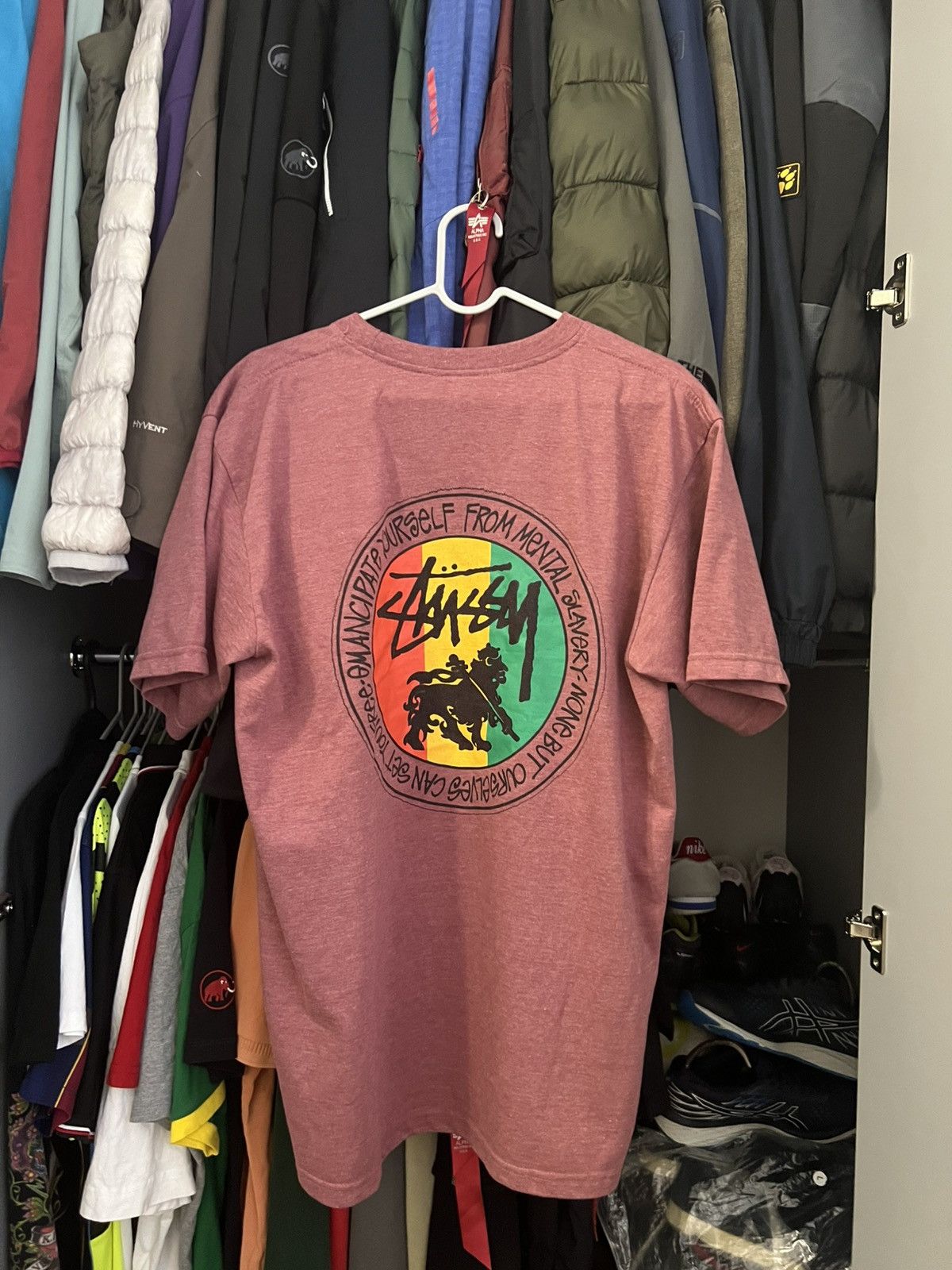 Stussy Vintage Early 90s Stussy Feelin Irie Rasta Tees Size US L / EU 52-54 / 3 - 1 Thumbnail